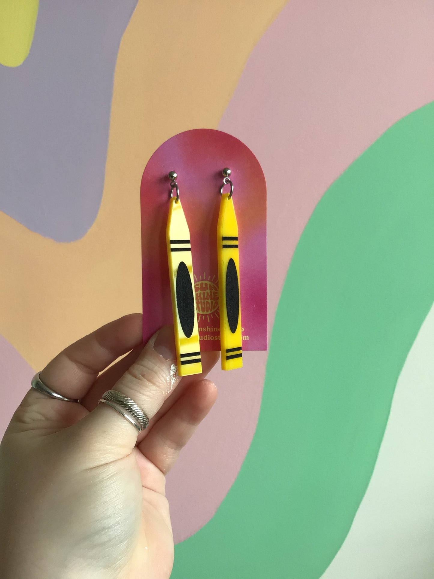 Jumbo Crayon Earrings