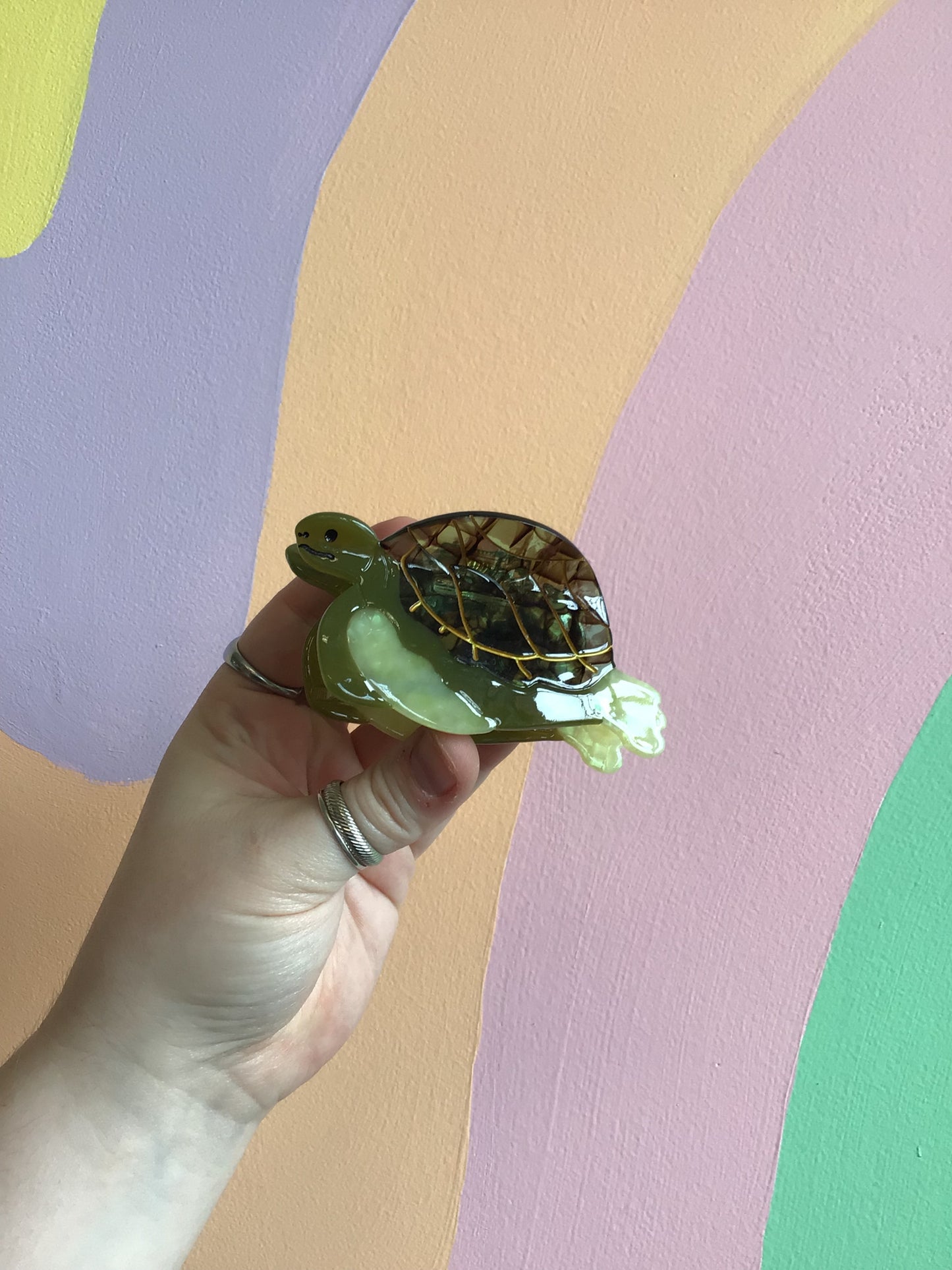 Sea Turtle Hair Claw