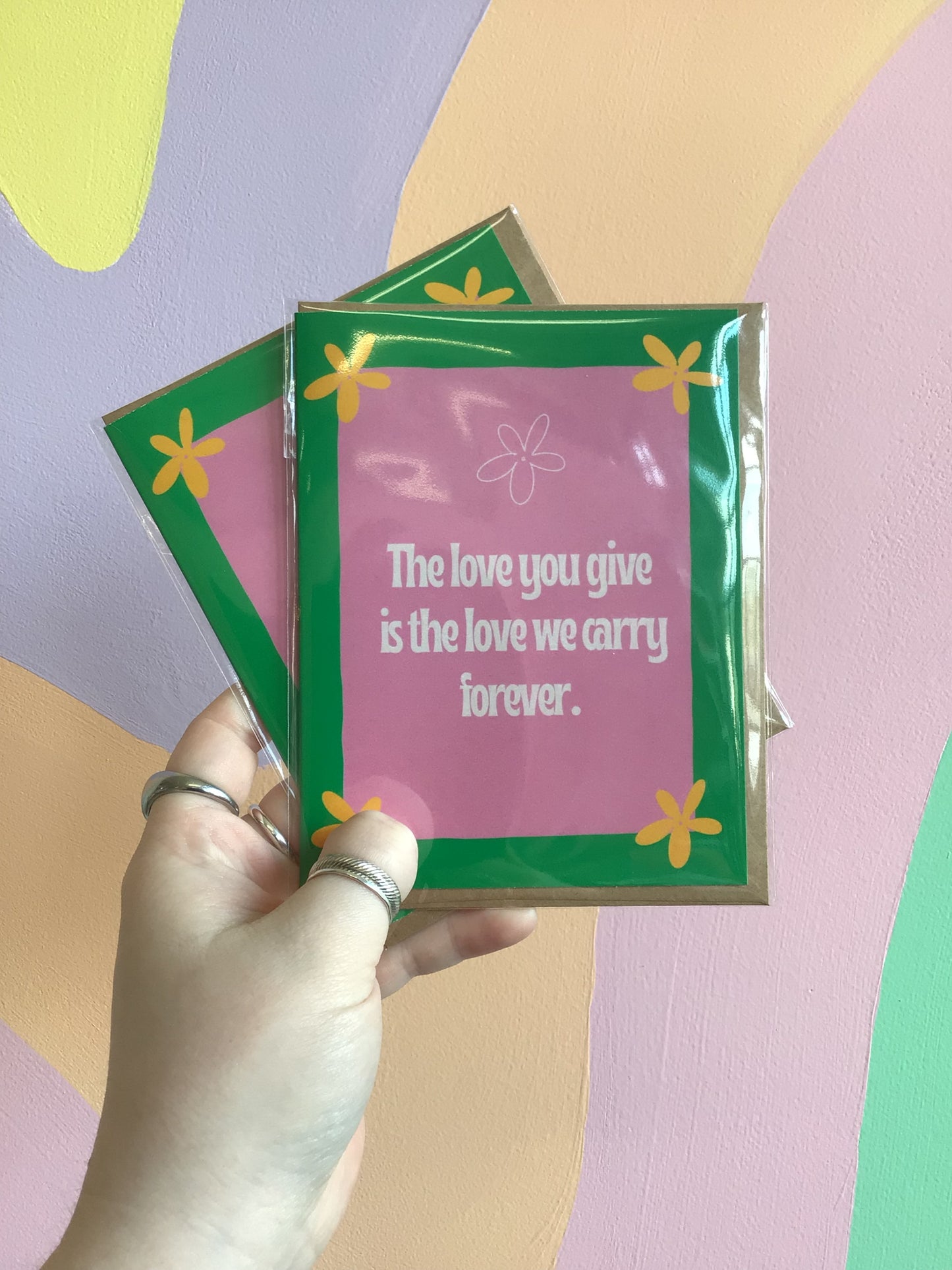 “The Love You Give…” Mother’s Day Card