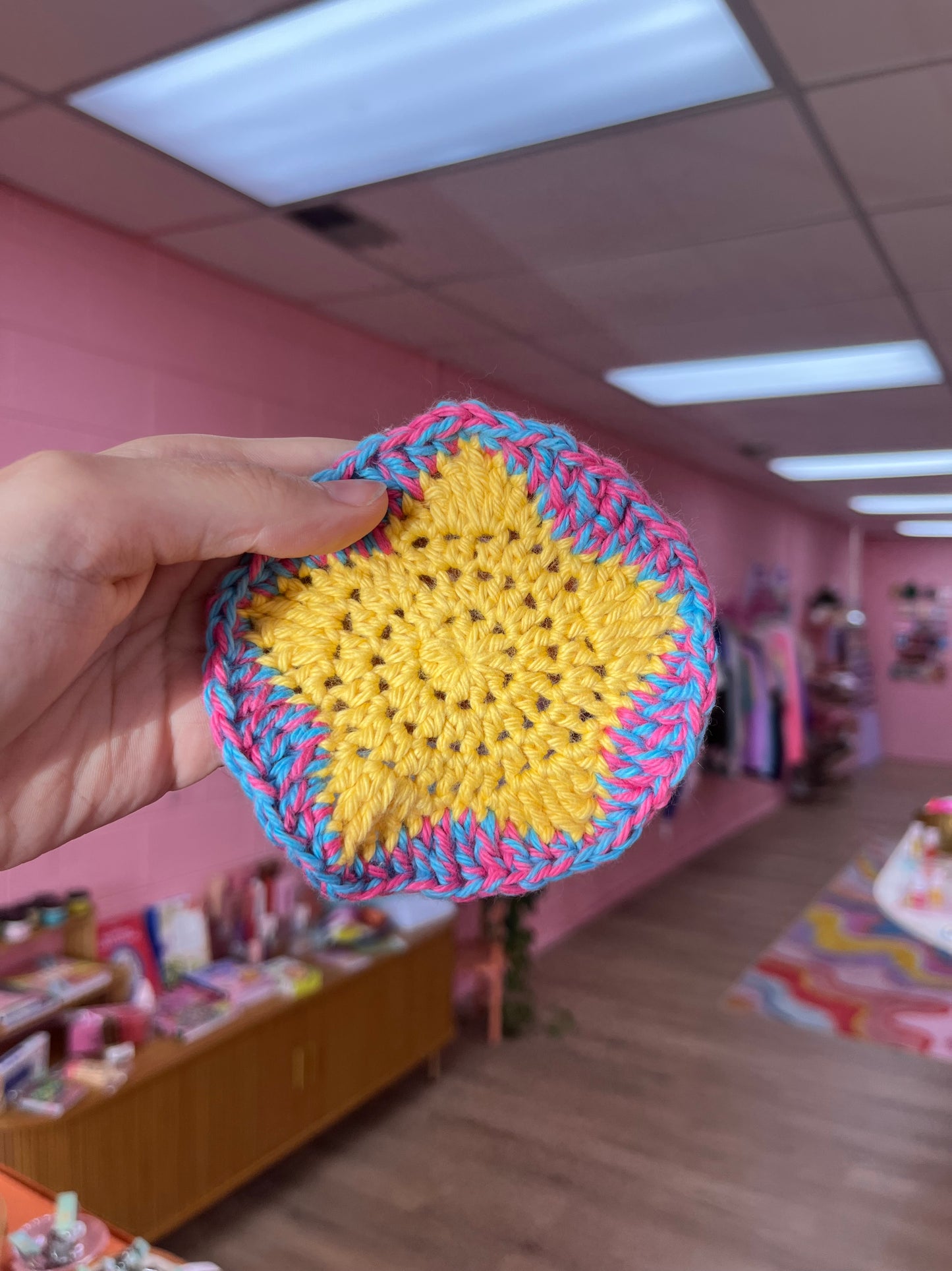 Circular Crochet Coaster