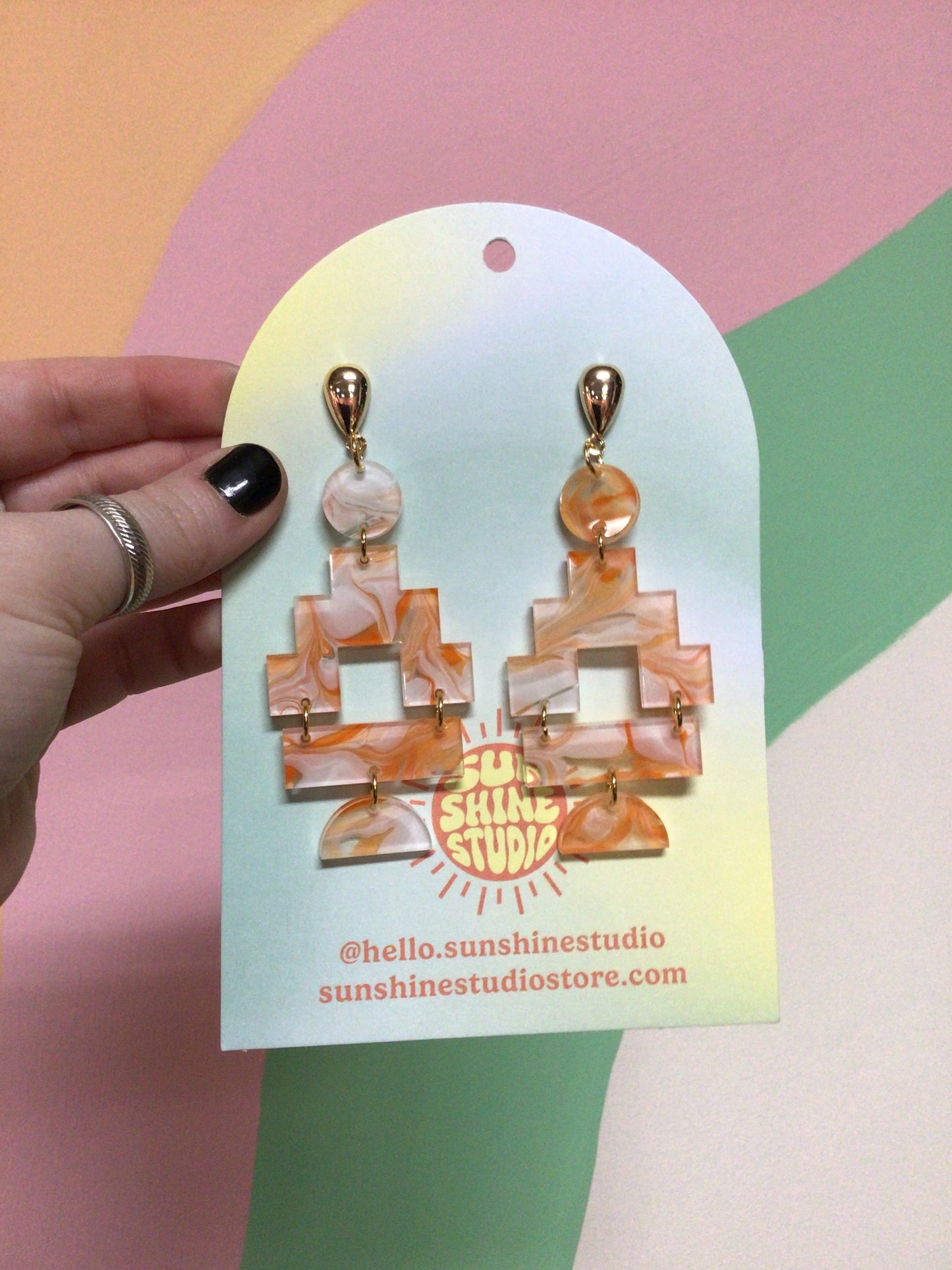 Creating Drama Earrings