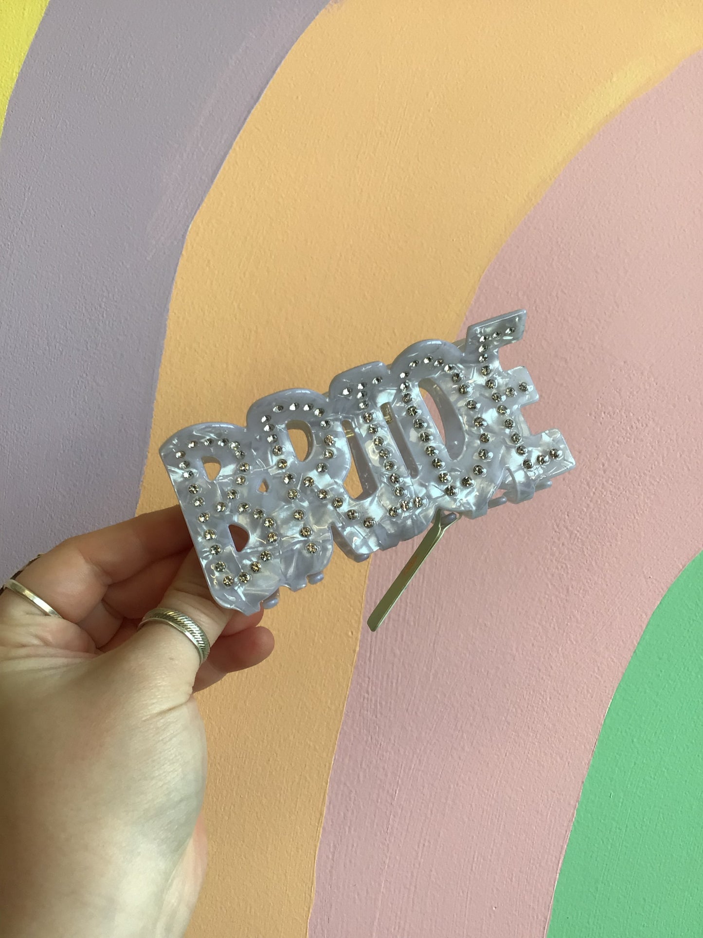 BRIDE Bedazzled Hair Claw