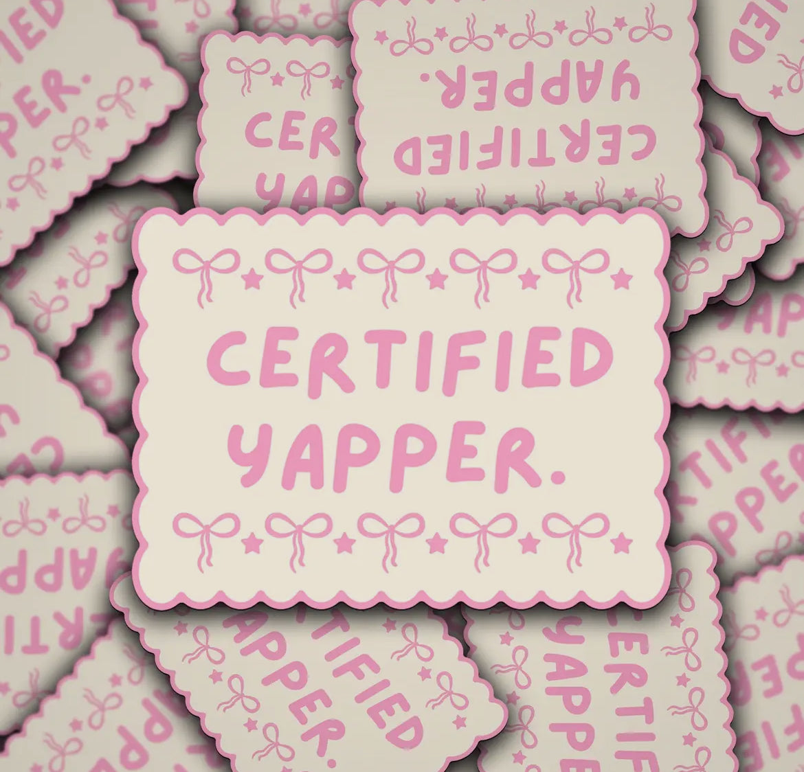 "Certified Yapper" Sticker