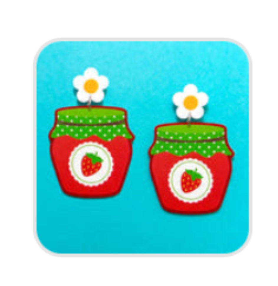 Summer Jam Acrylic Earrings