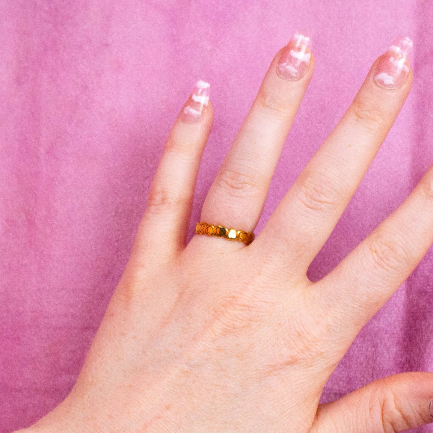 Lovergirl Titanium Ring