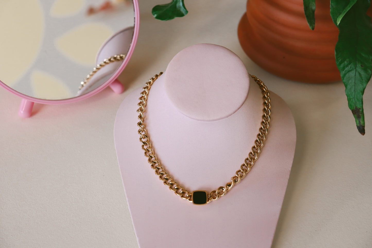 Drop Dead Gorgeous-Titanium Necklace