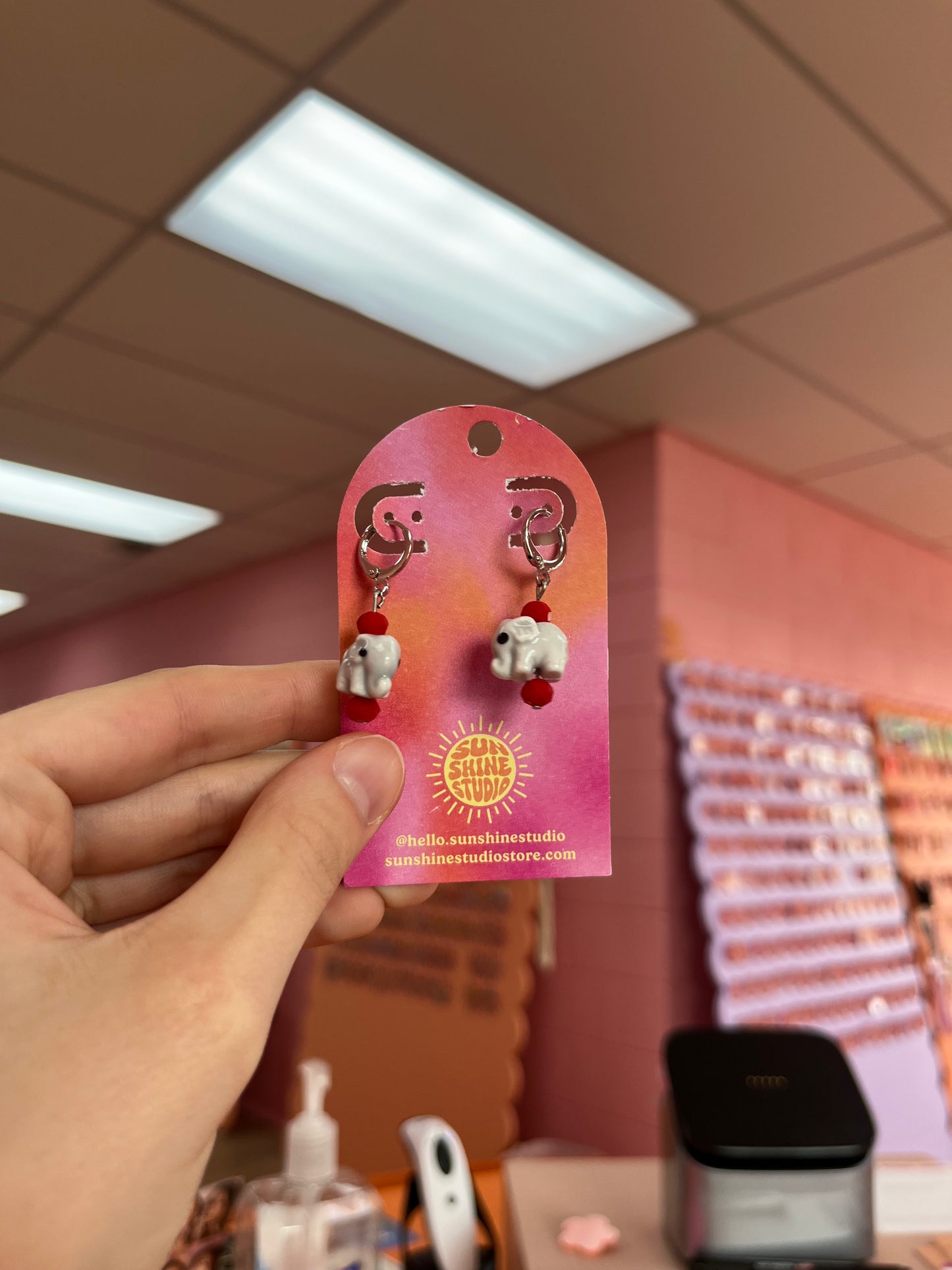 Cutesy AL-ephant Earrings