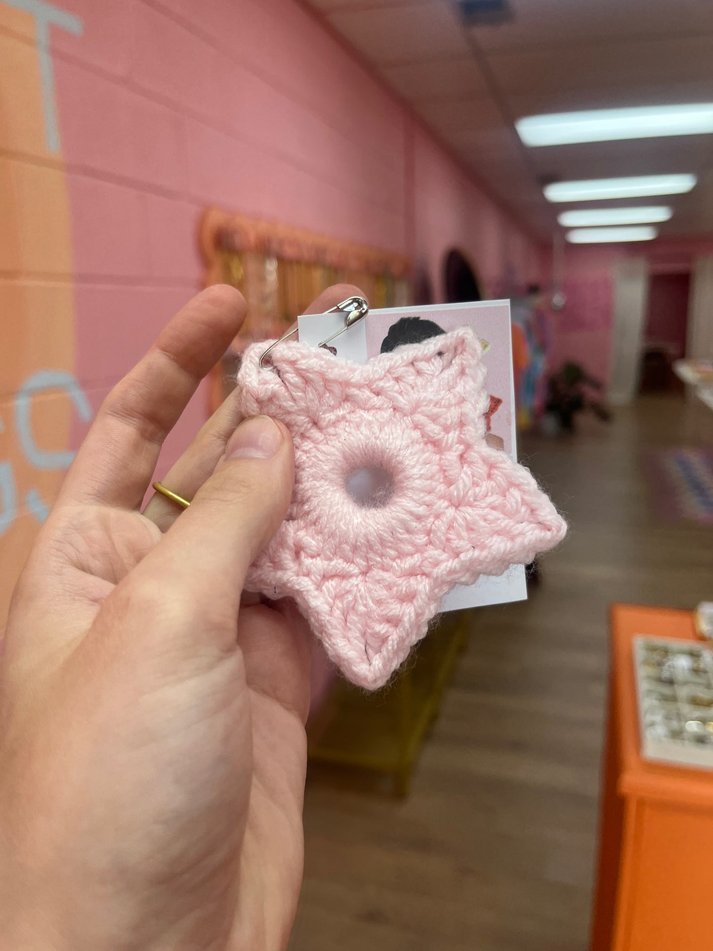Crochet Small Star Scrunchie