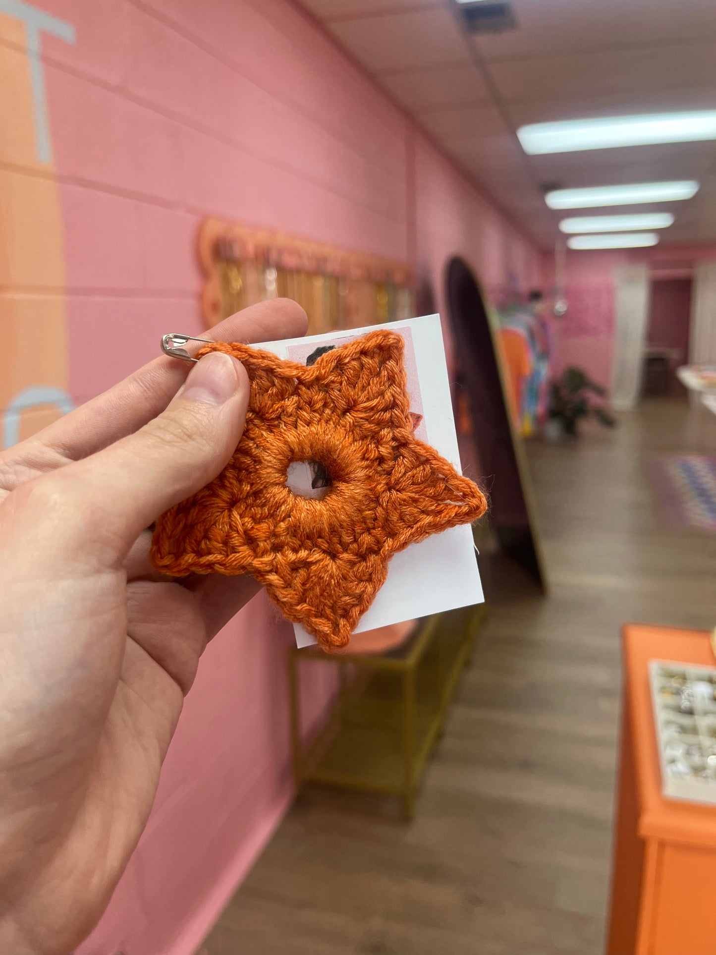 Crochet Small Star Scrunchie