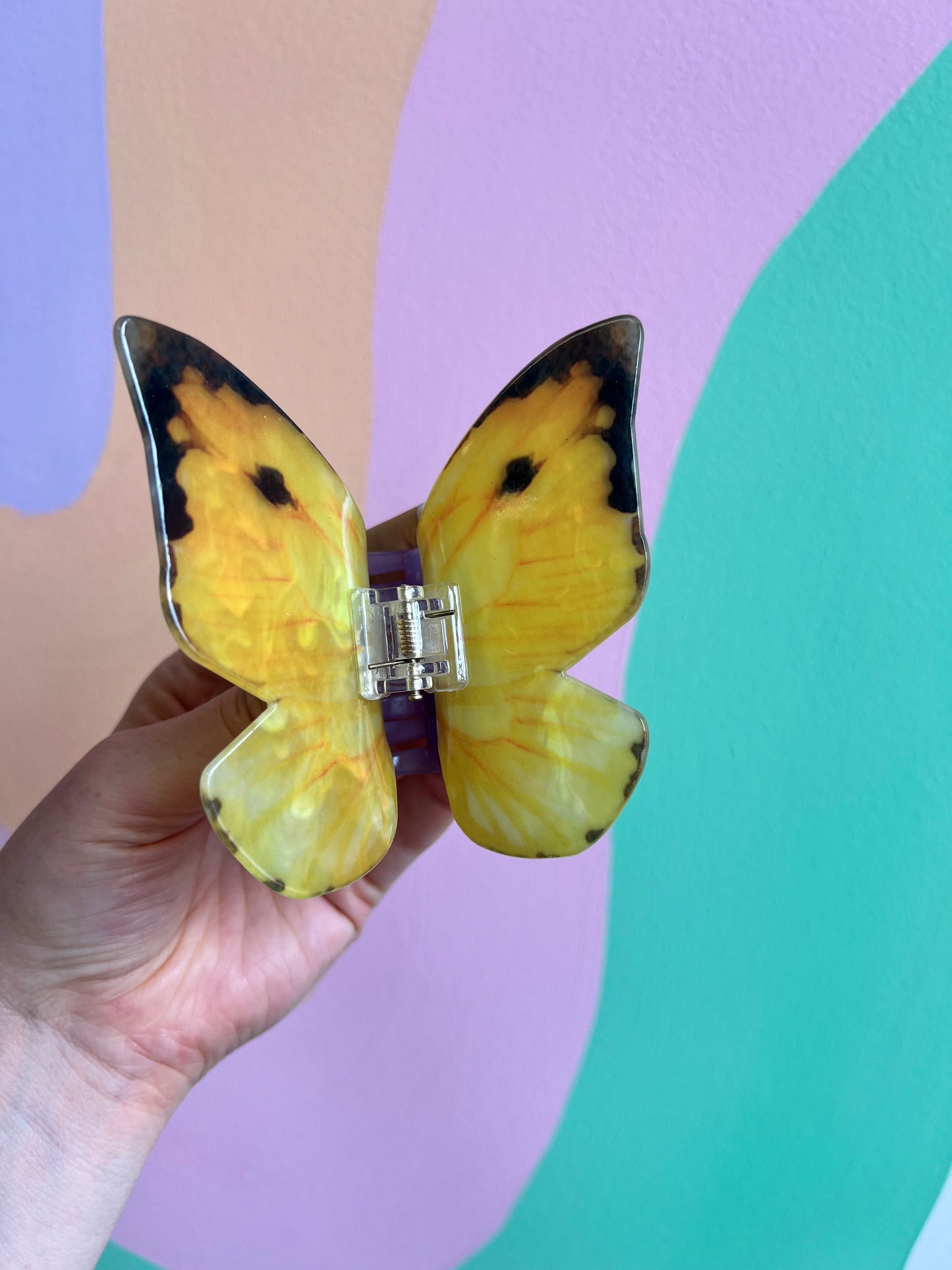 Colorful Butterfly Hair Claw