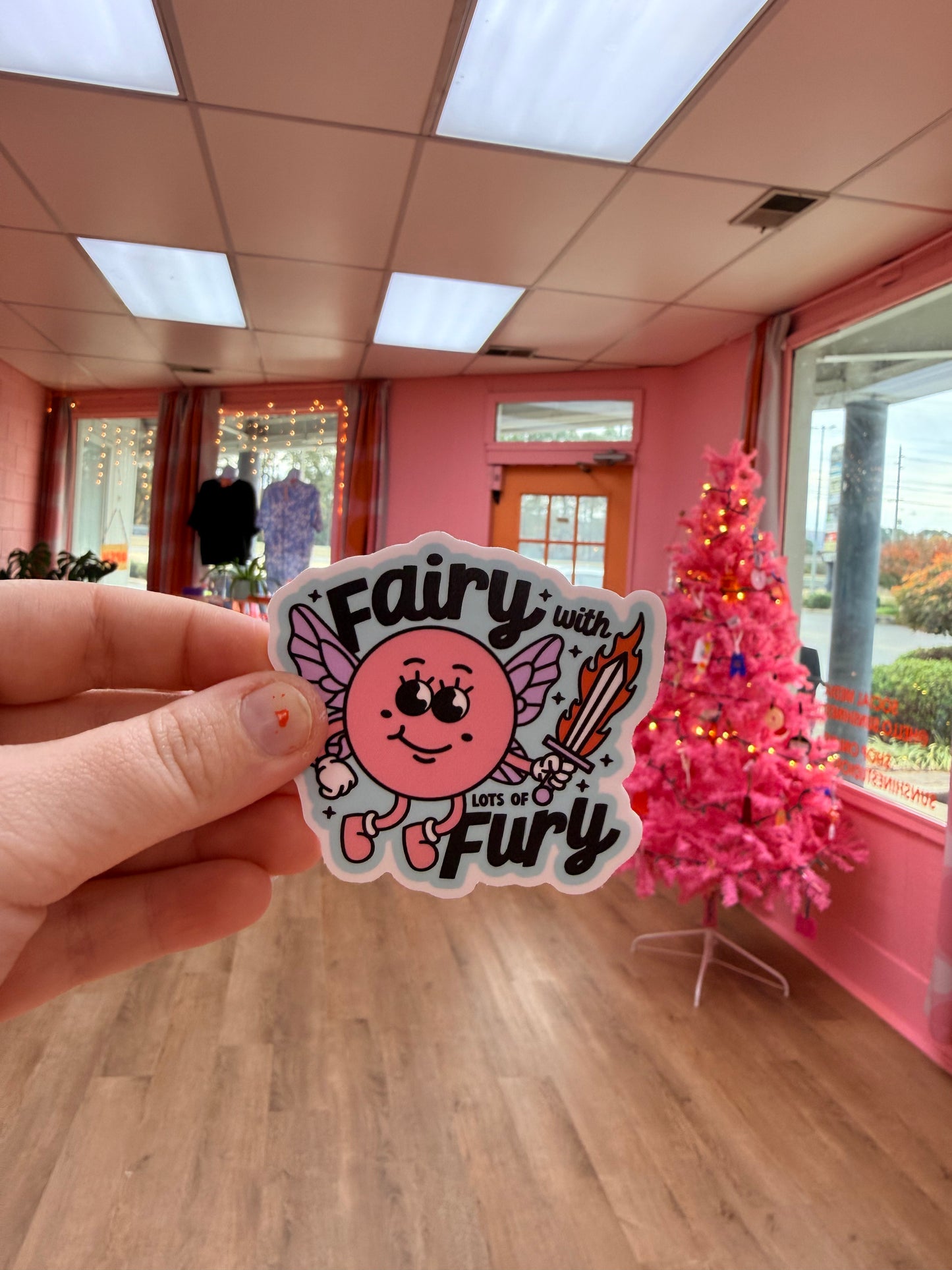 “Fairy with Lots of Fury” Sticker
