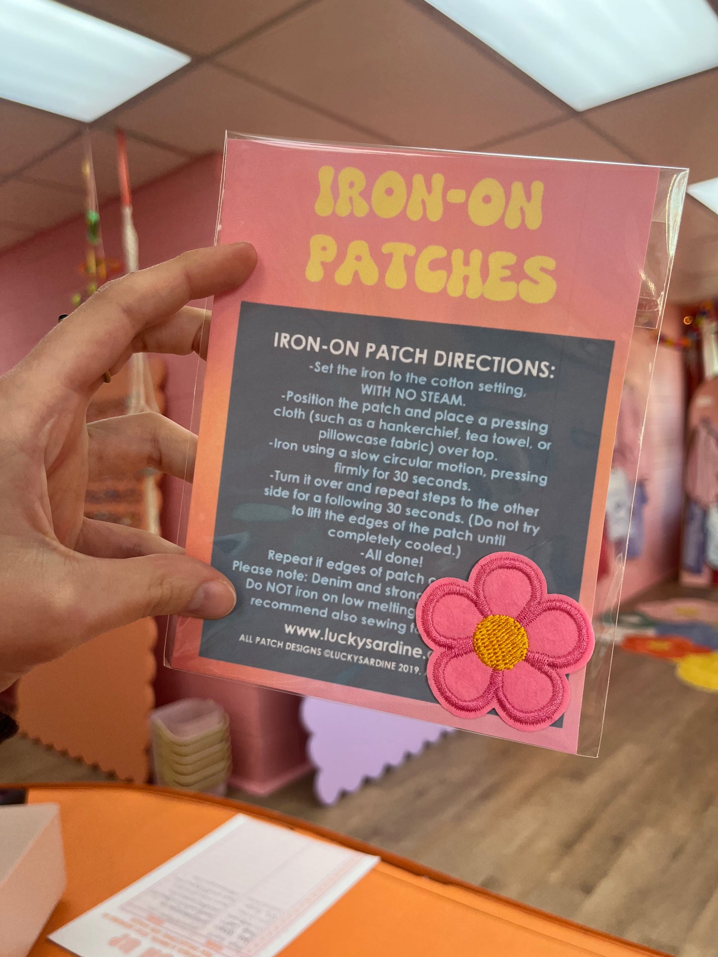 Flower Iron-On Patches