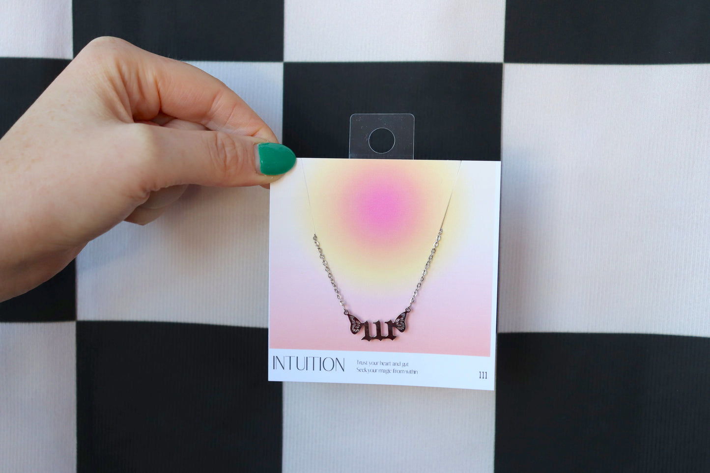Angel Number Wing Necklace