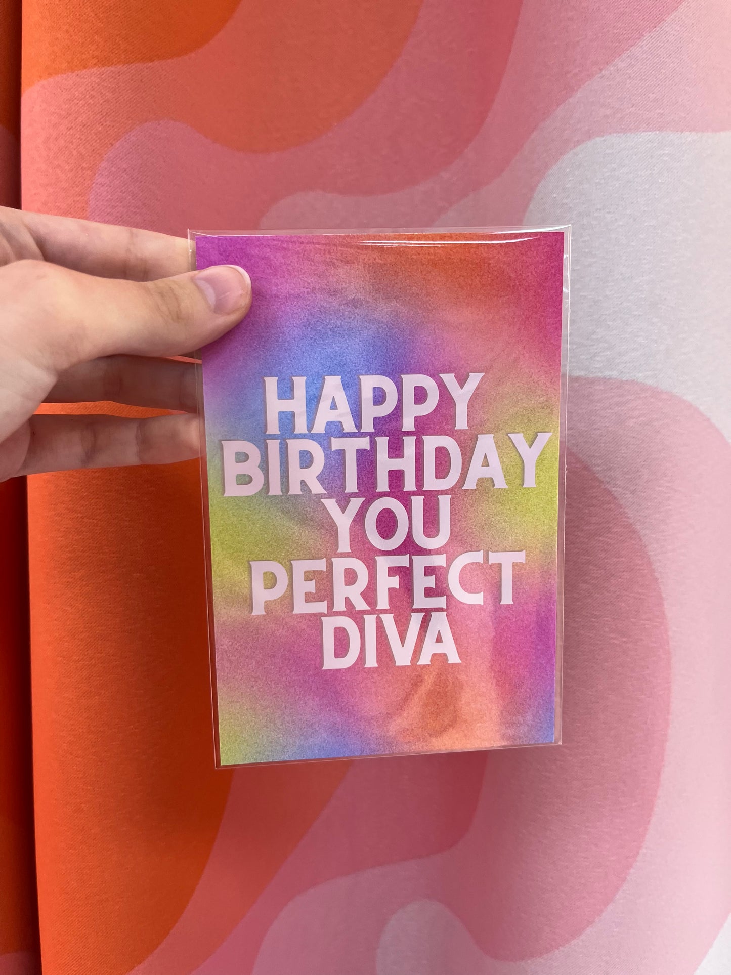 Happy Birthday You Perfect Diva Post Card