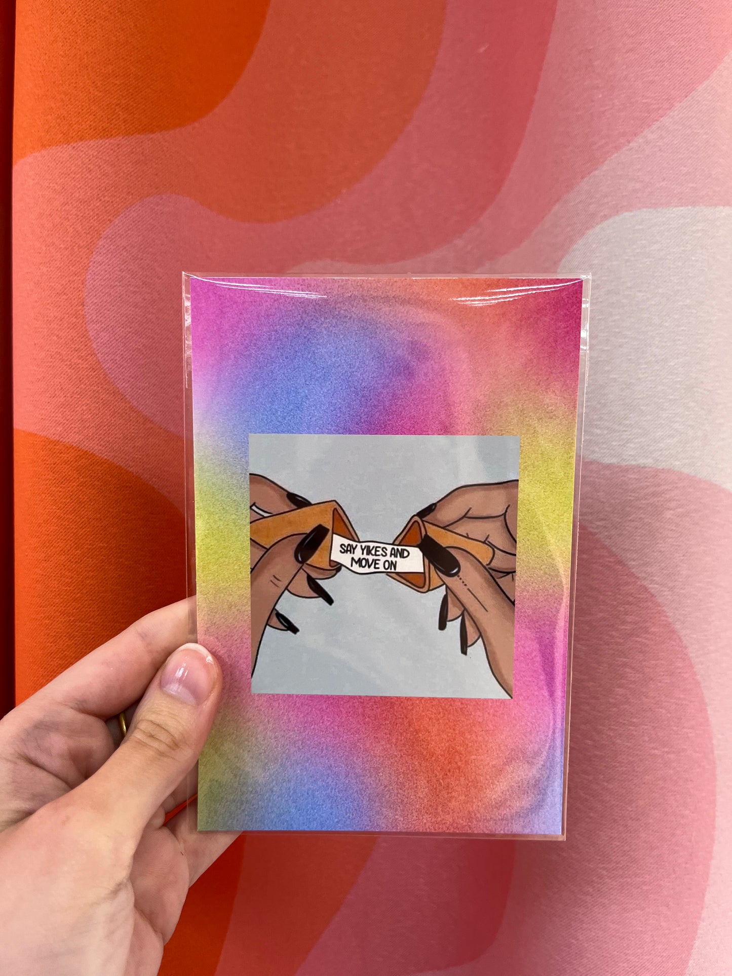 Say Yikes and Move on Post Card