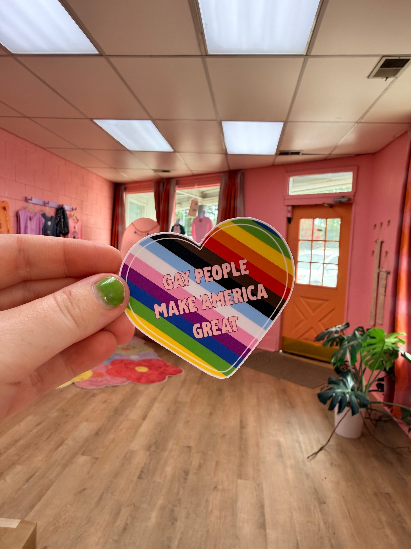 “Gay People Make America Great” Sticker