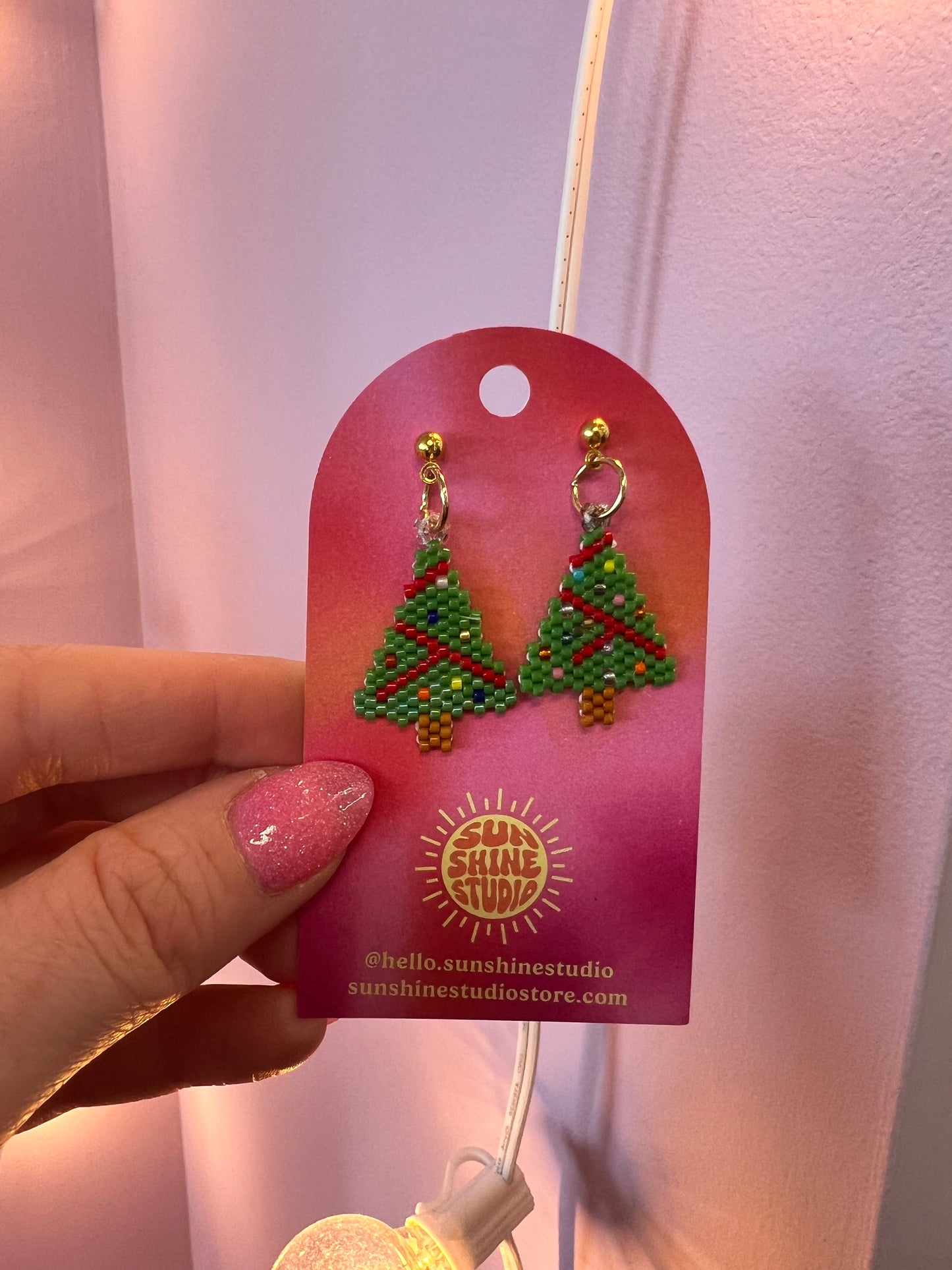 Holiday Beaded Earrings