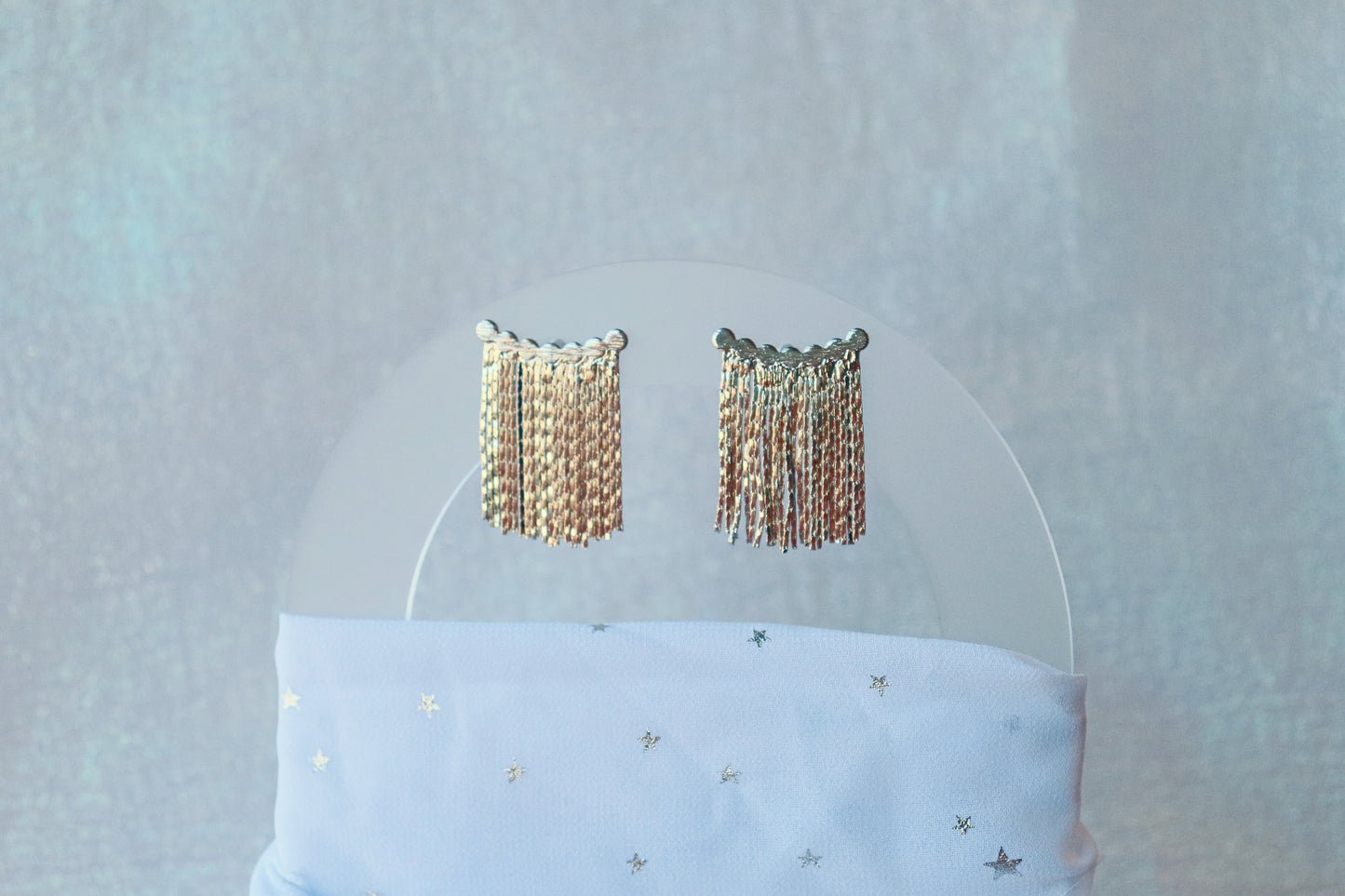 Silver Titanium Dance the Year Away Earring