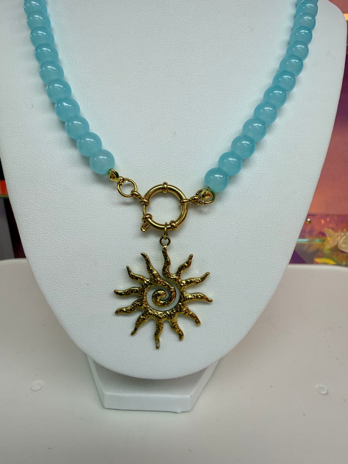 Zara Titanium Beaded Necklace