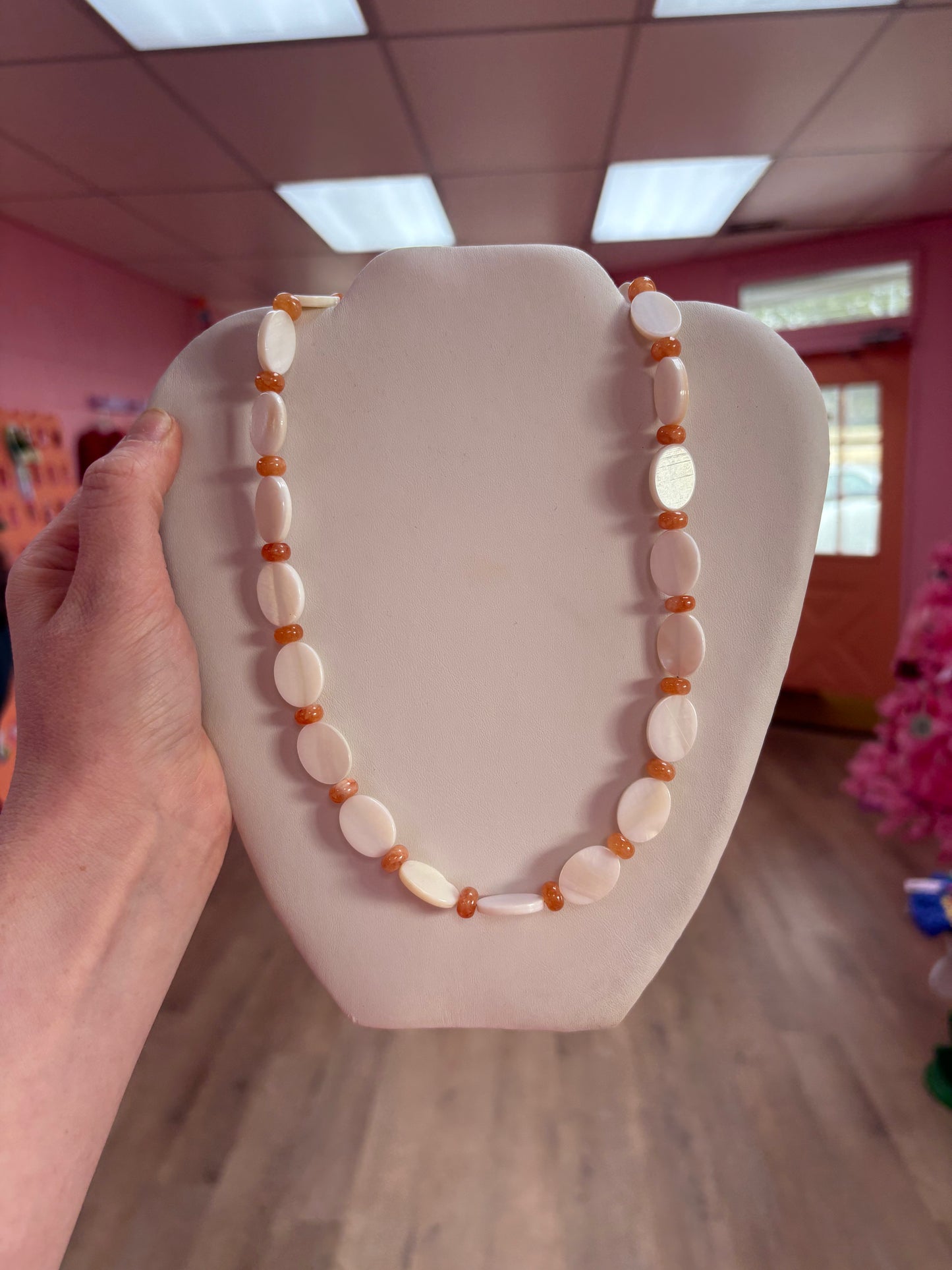 Dreamy Sunset Beaded Necklace