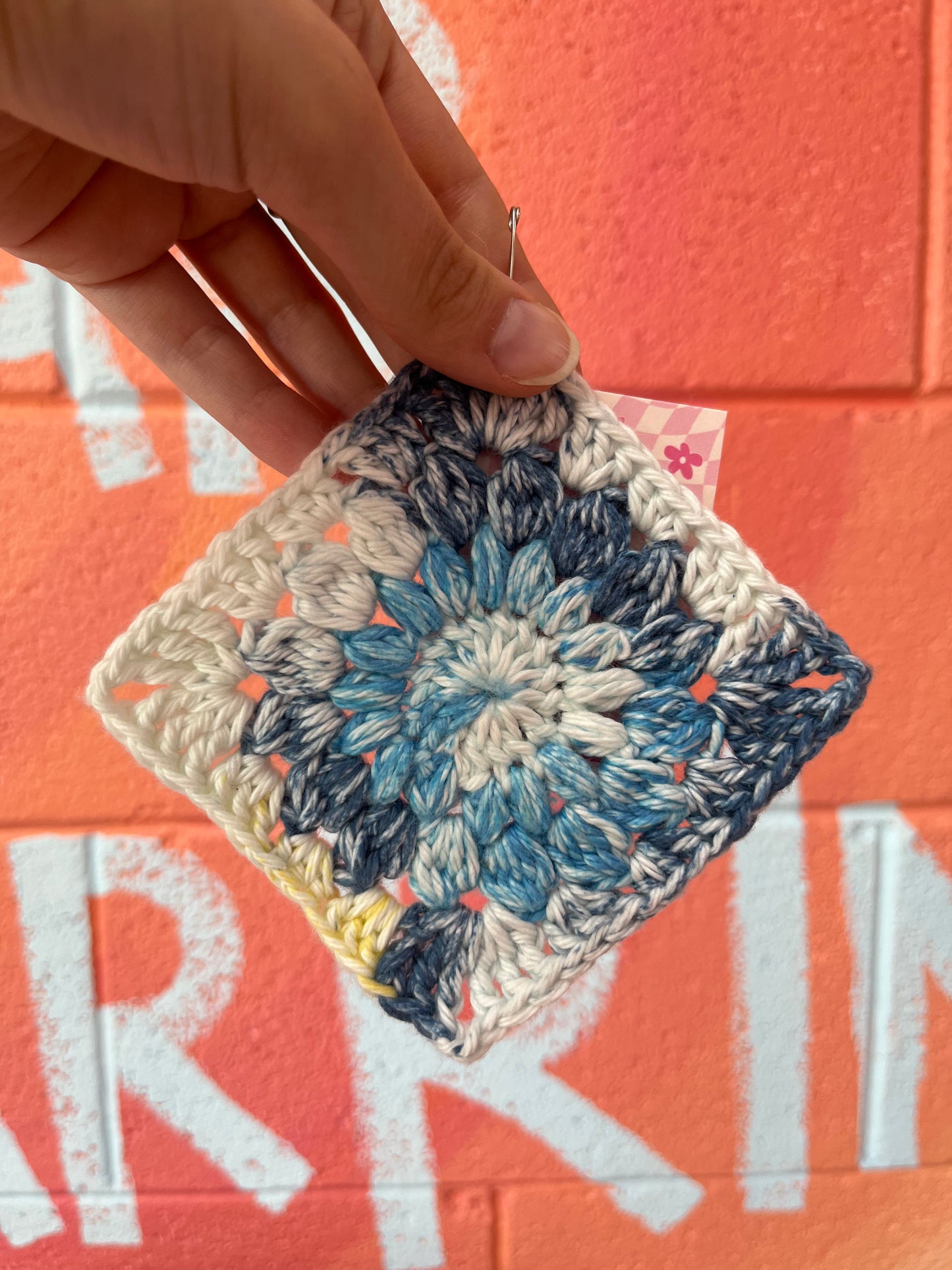 Crochet Granny Square Coaster