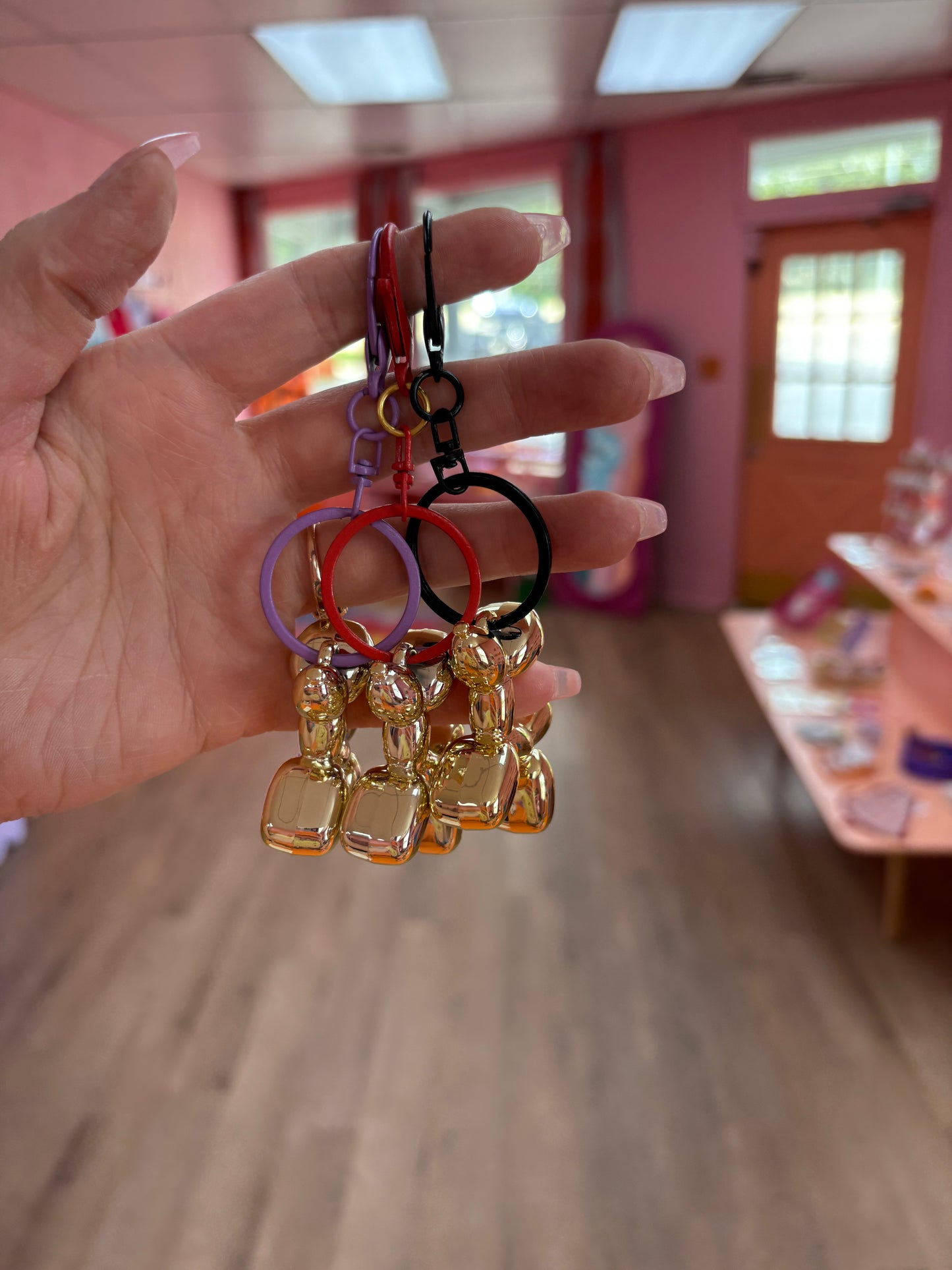 Balloon Animal Statement Keychain