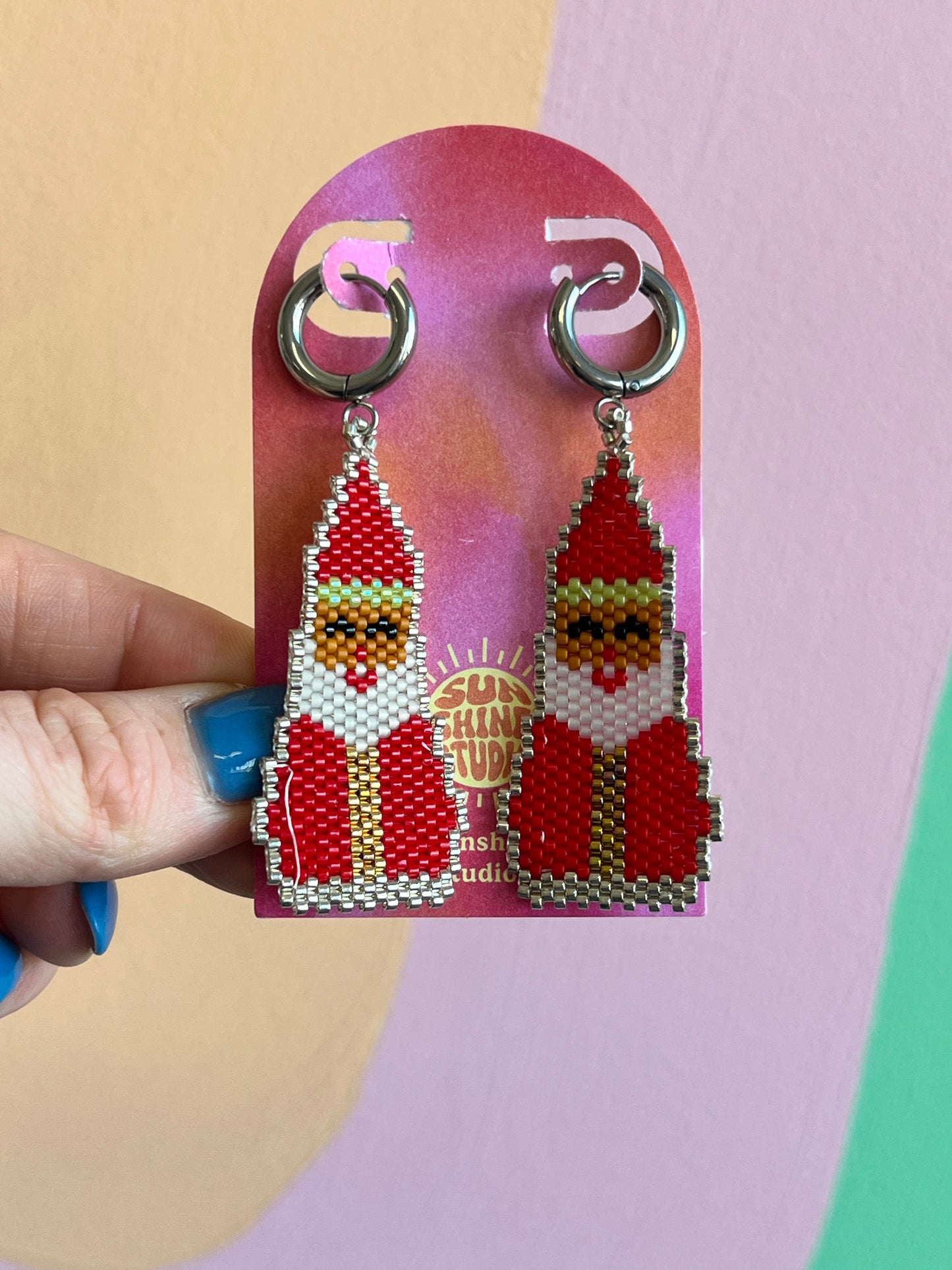 Holiday Beaded Earrings