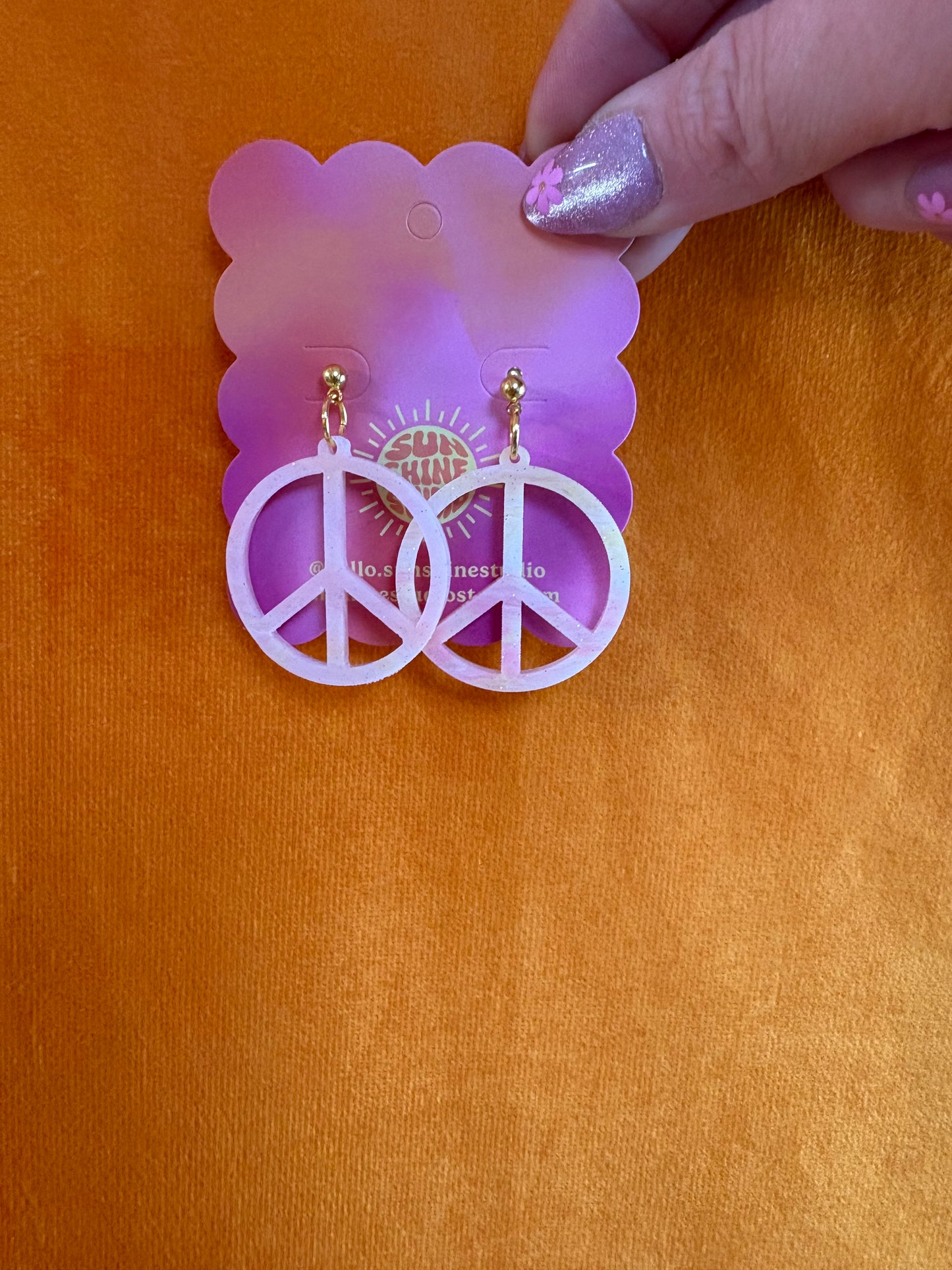 Peace Sign Earrings