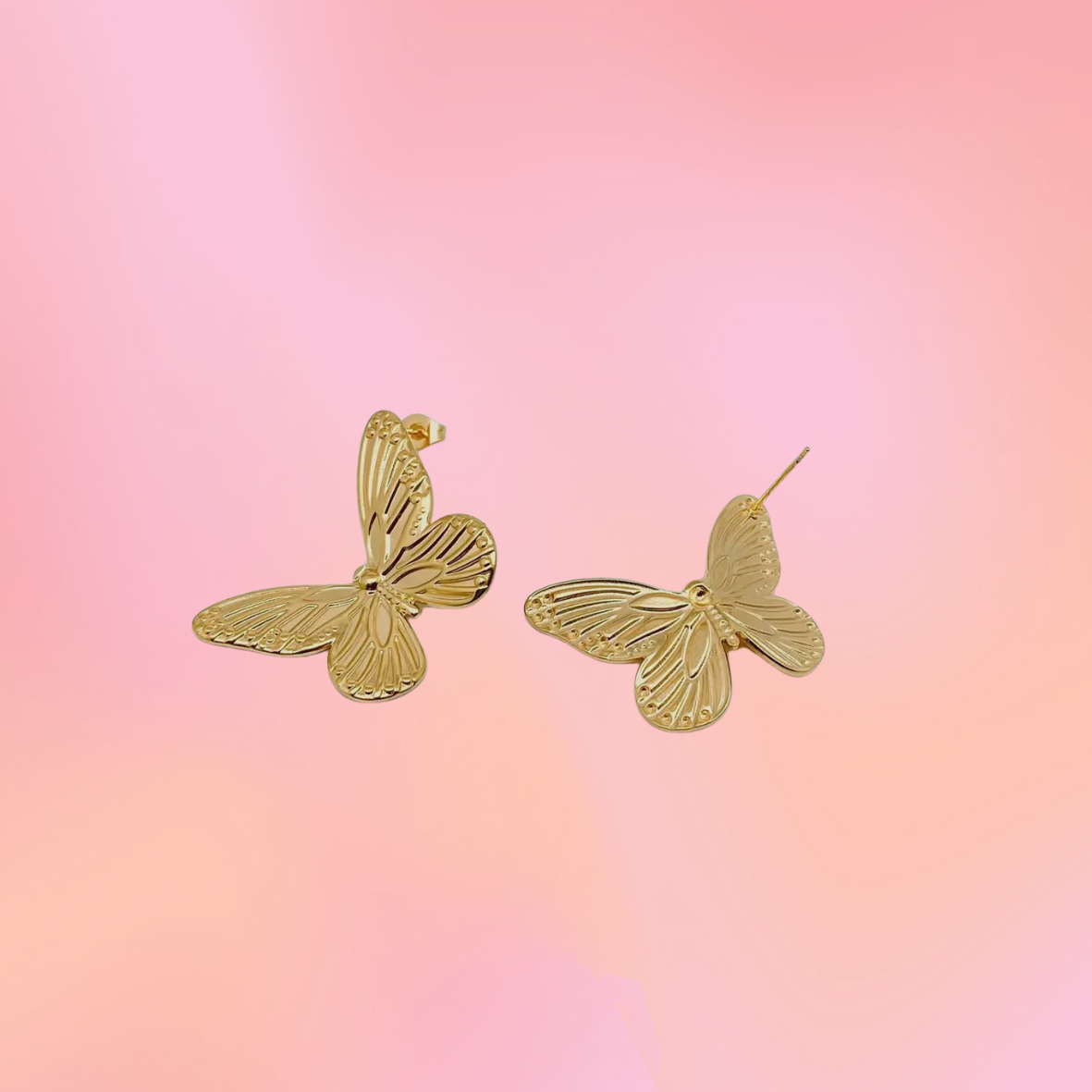 Large Butterfly Studs