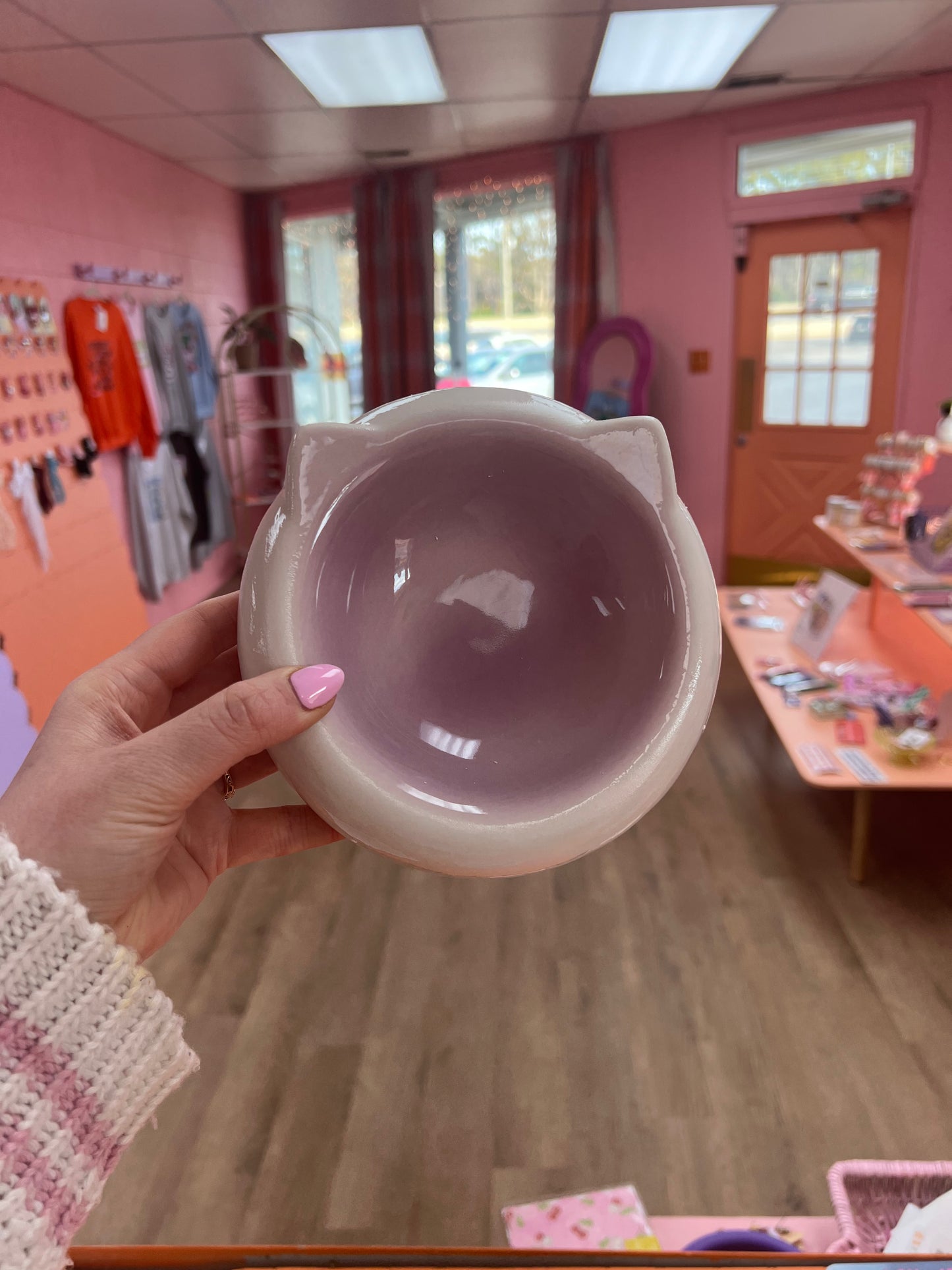 Cat Ceramic Trinket Dish
