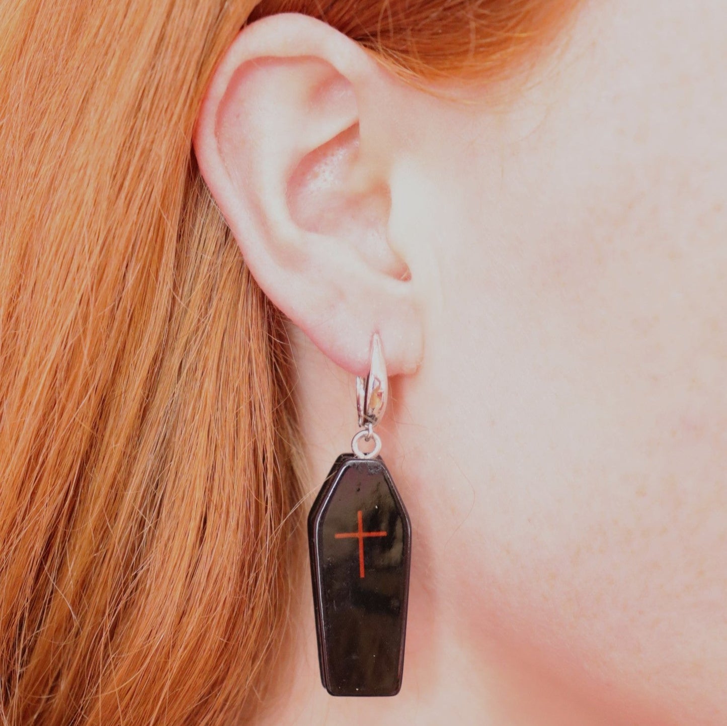 Killer Style Coffin Dangle Earrings
