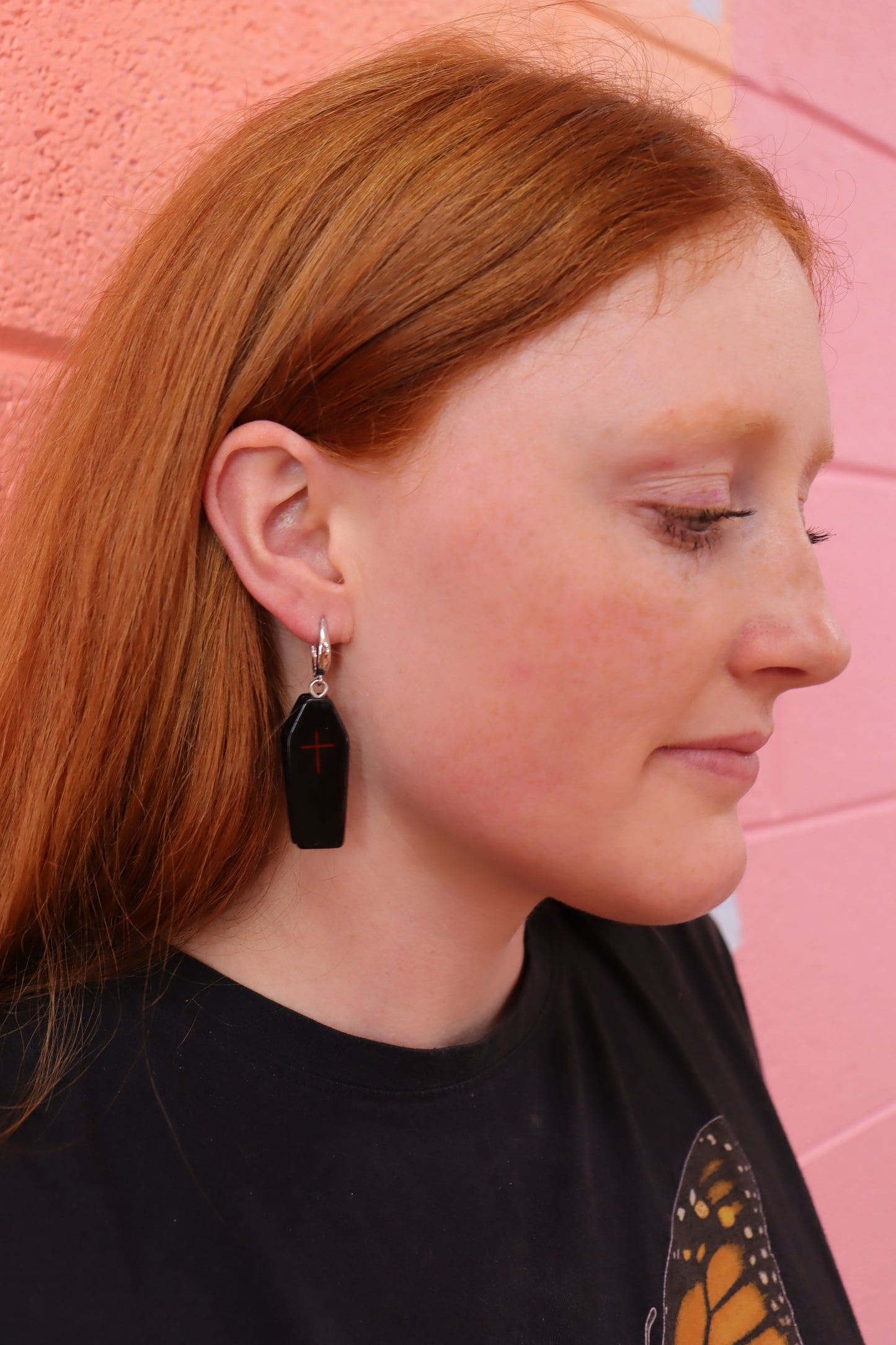 Killer Style Coffin Dangle Earrings