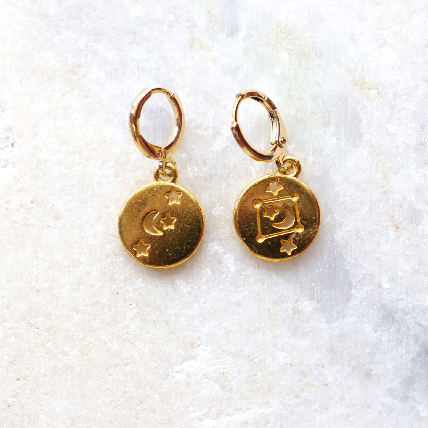 Zodiac Constellation Charm Earrings