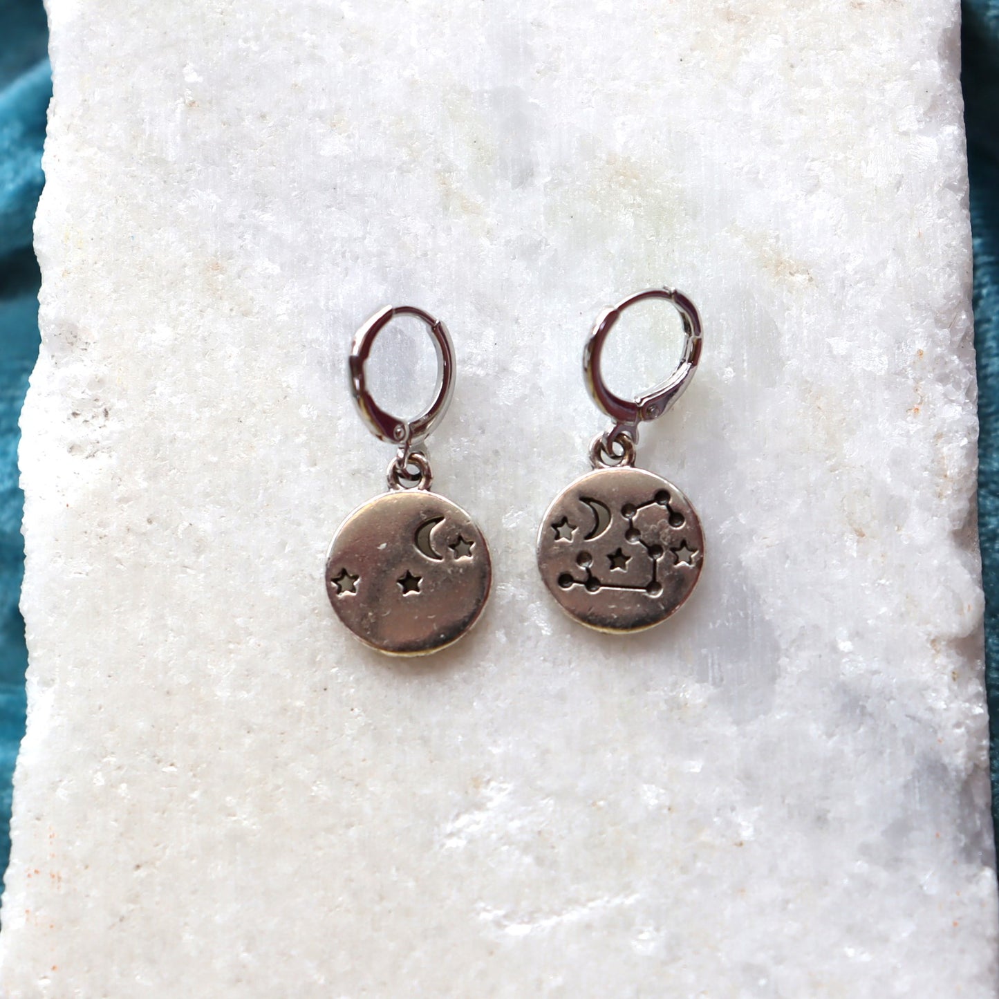 Zodiac Constellation Charm Earrings