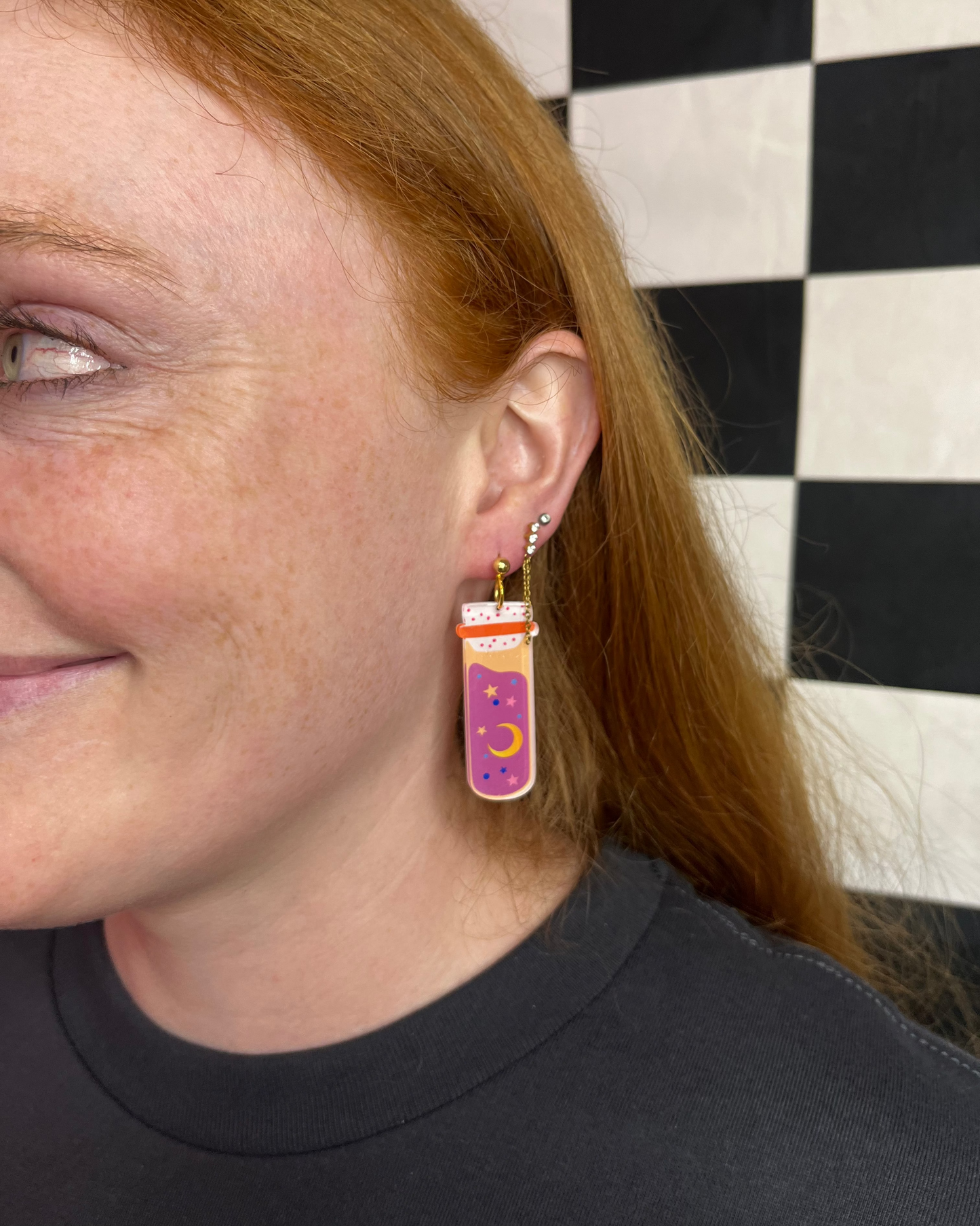 The Poison Hypothesis Acrylic Dangle Earrings