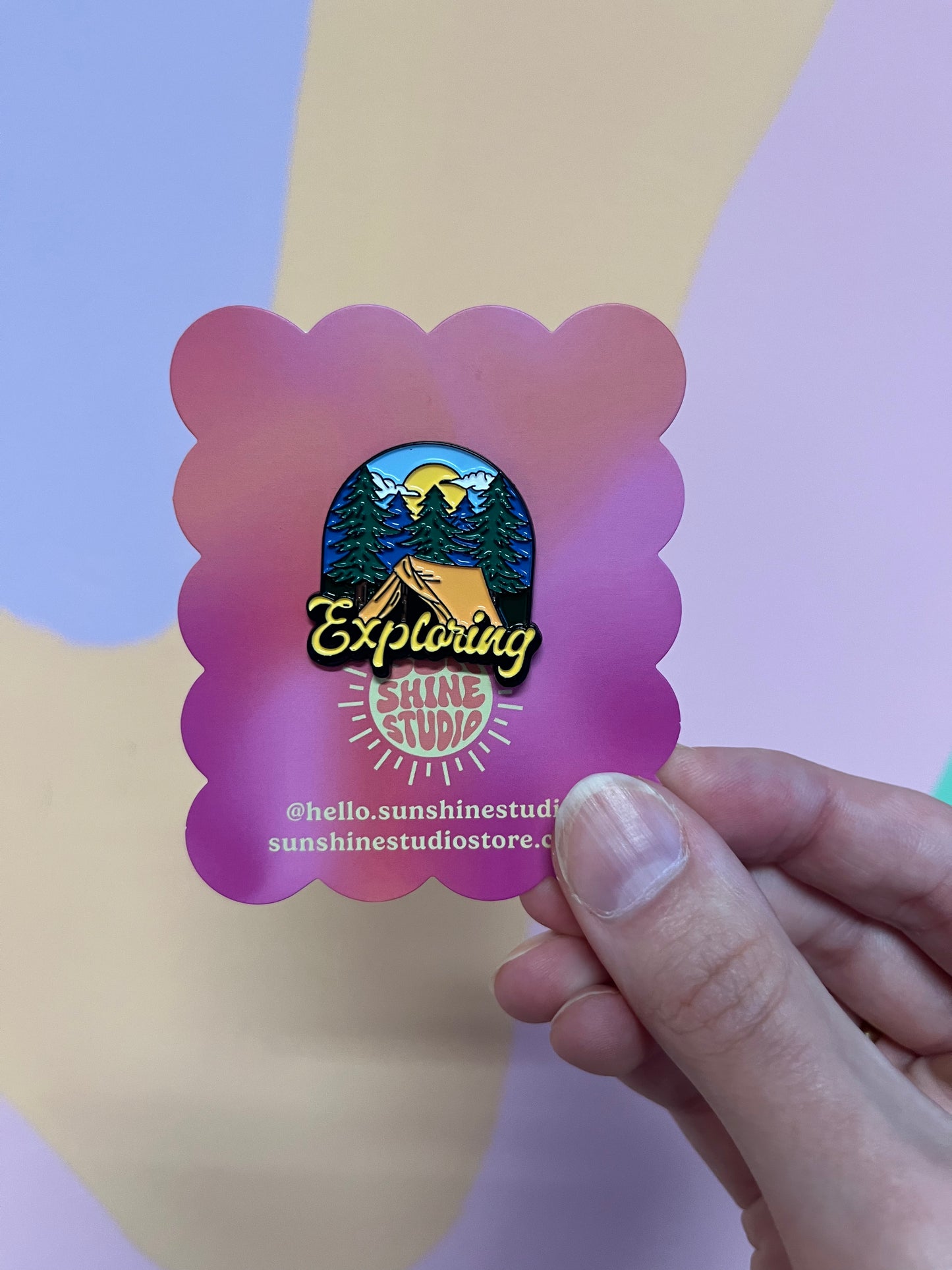 Exploring Enamel Pin