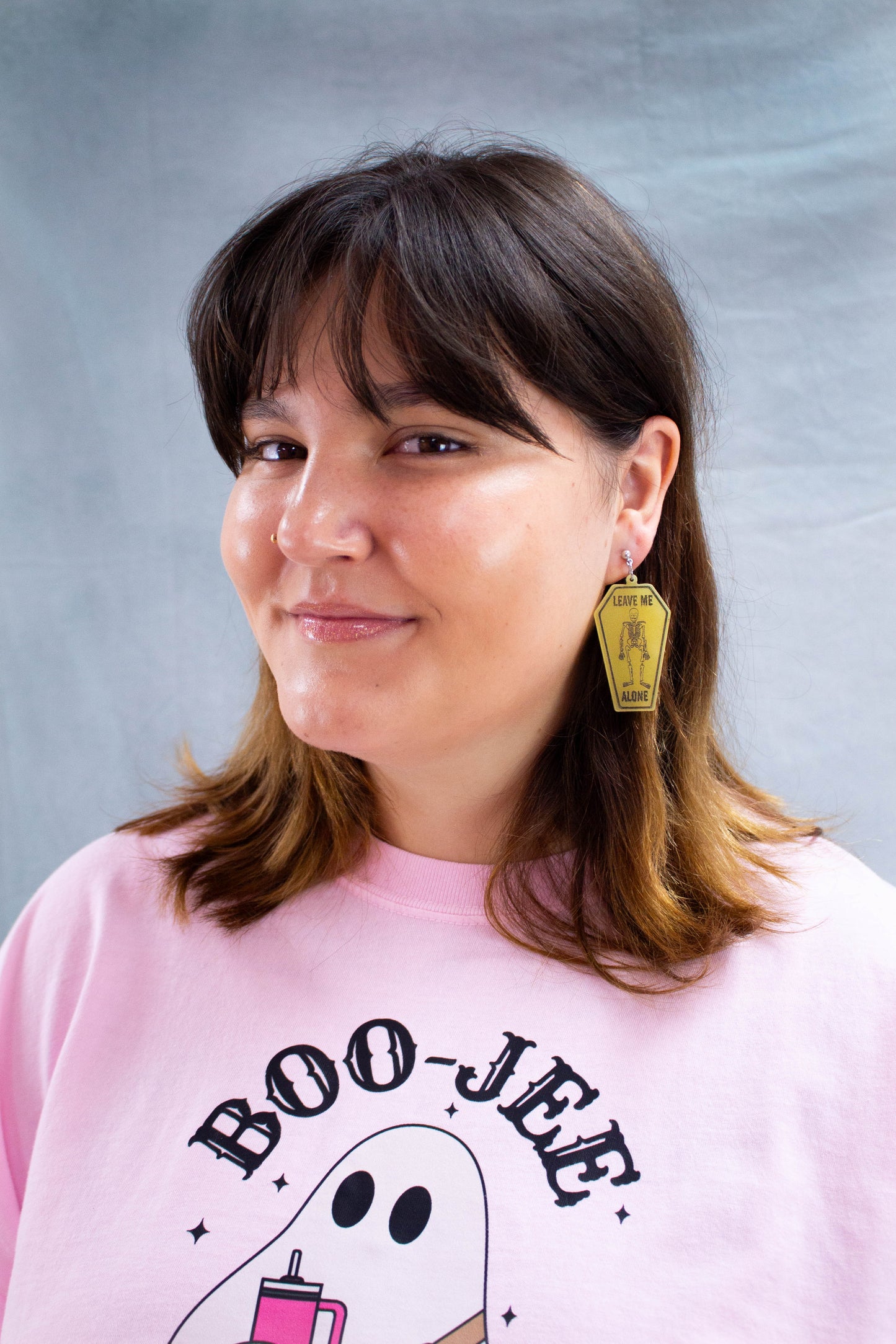 "Dead Inside" Tombstone Earrings