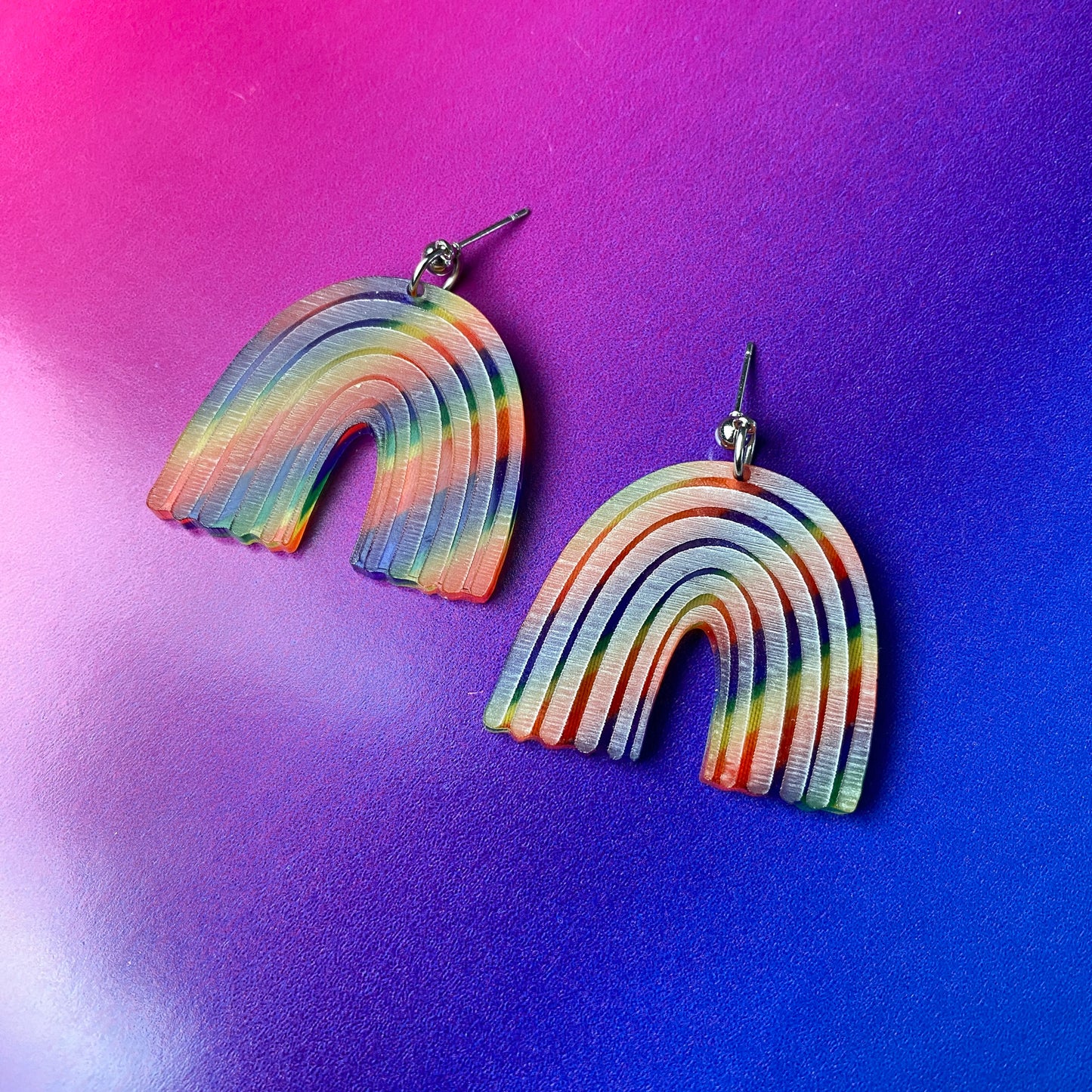 Engraved Double Rainbow