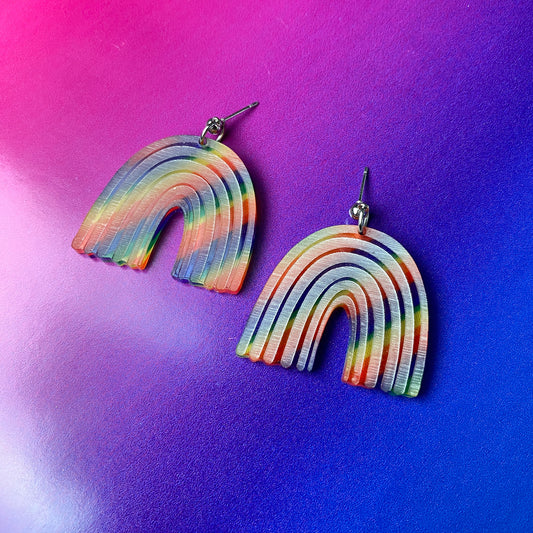 Engraved Double Rainbow