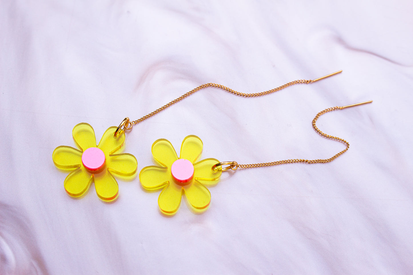 Floral Threader Earrings