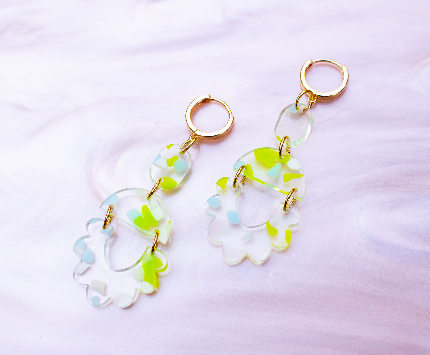 Summer Scalloped Statement Earrings