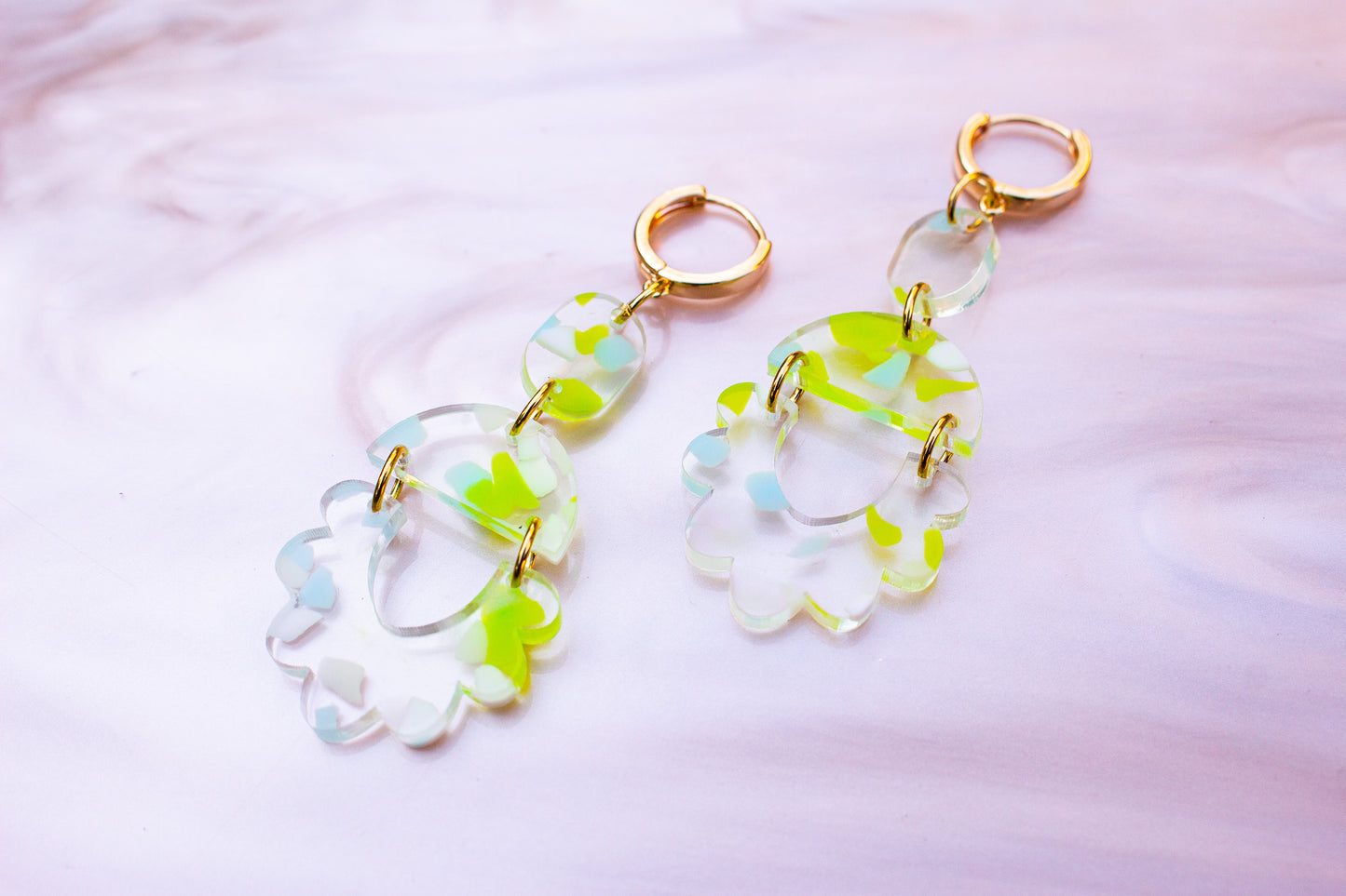 Summer Scalloped Statement Earrings