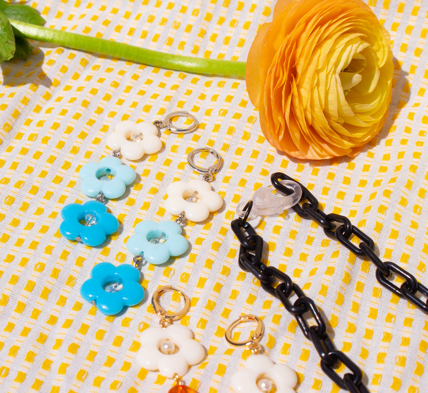 Blueberry Drip Flower Dangle