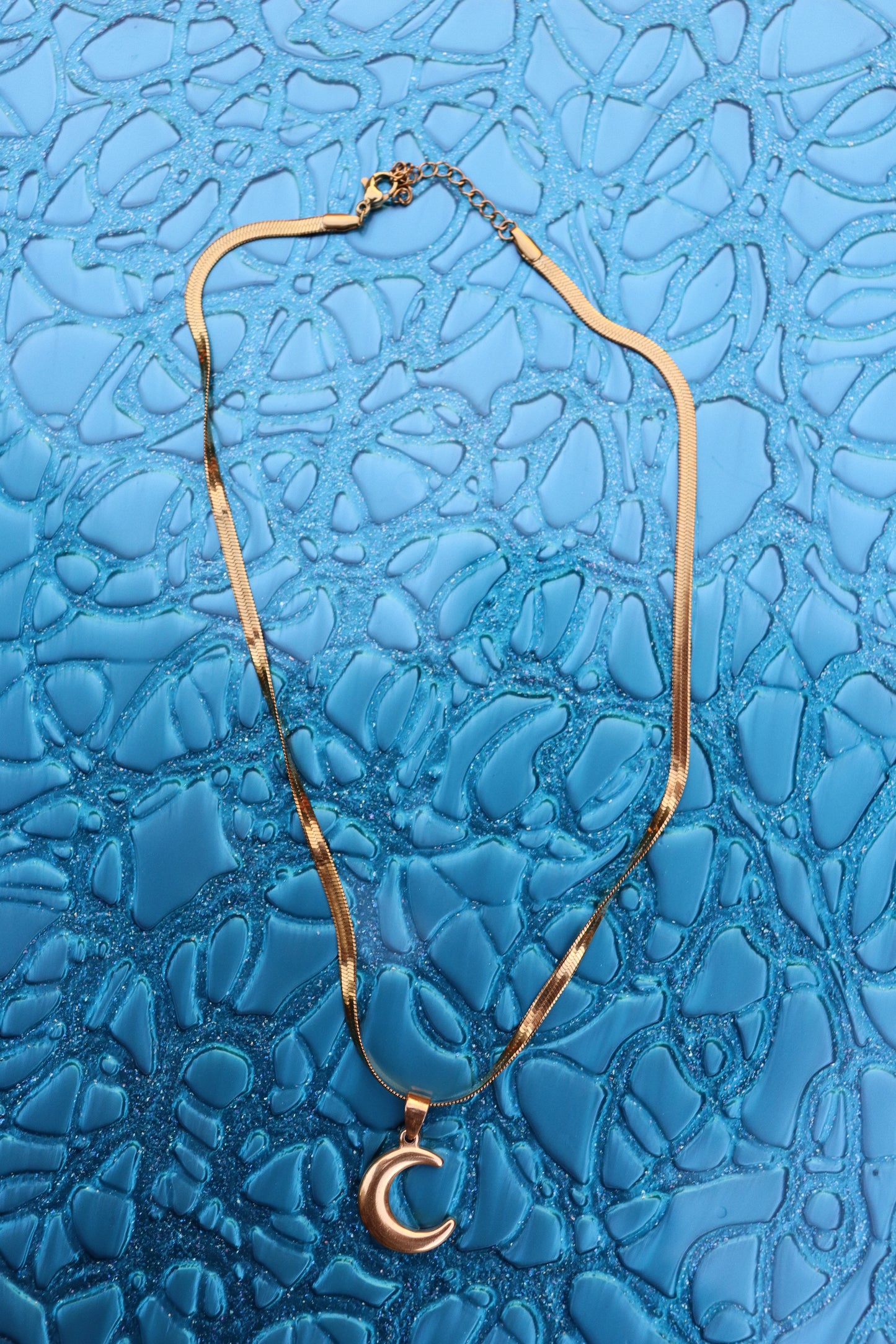 Titanium Moon Necklace