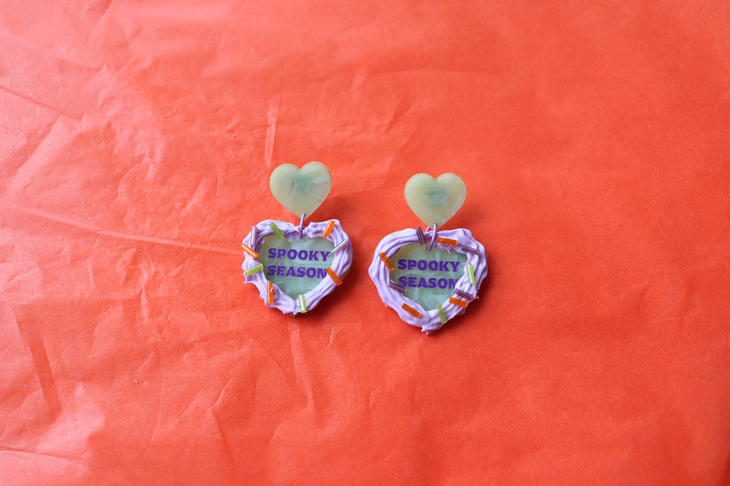 Spooky Season Cake Earrings