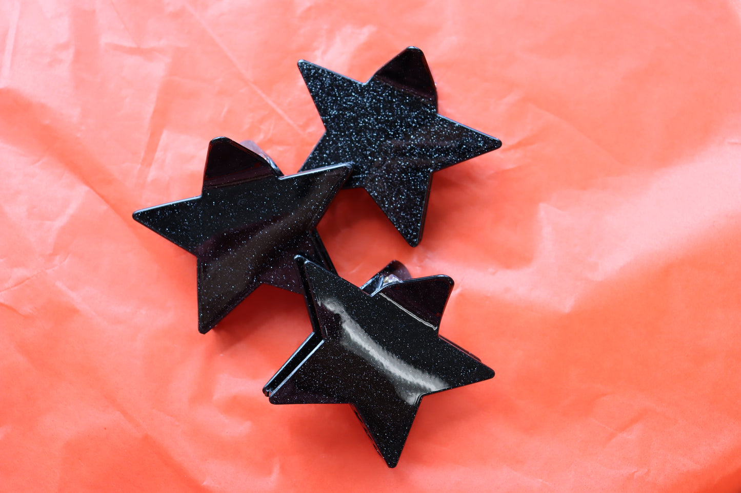 Glittery Starry Night Hair Claw