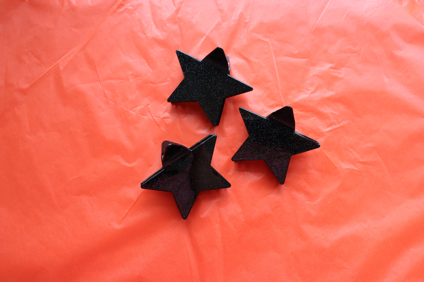 Glittery Starry Night Hair Claw