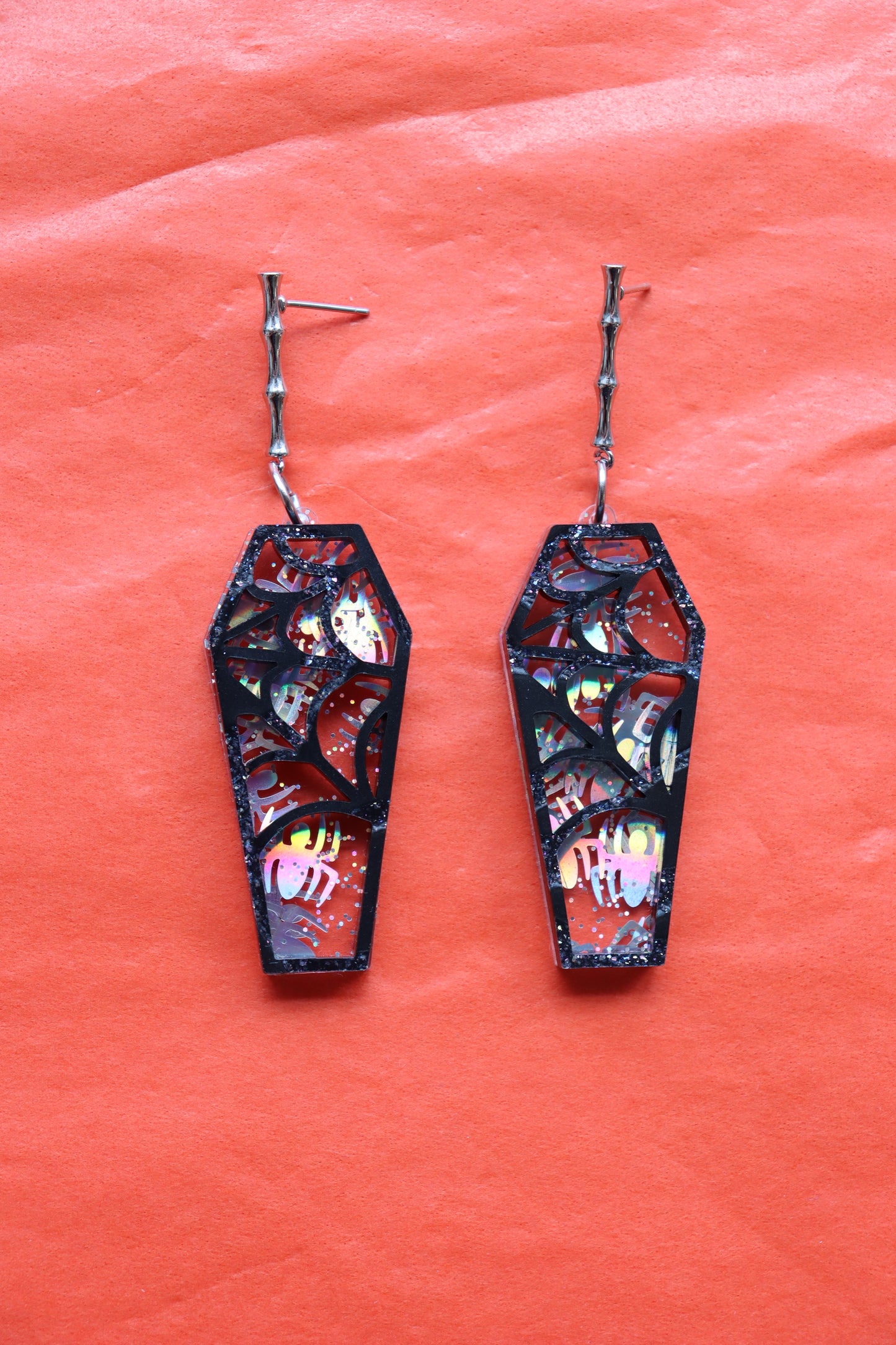 "Laughing 'til I'm Coffin" Earrings