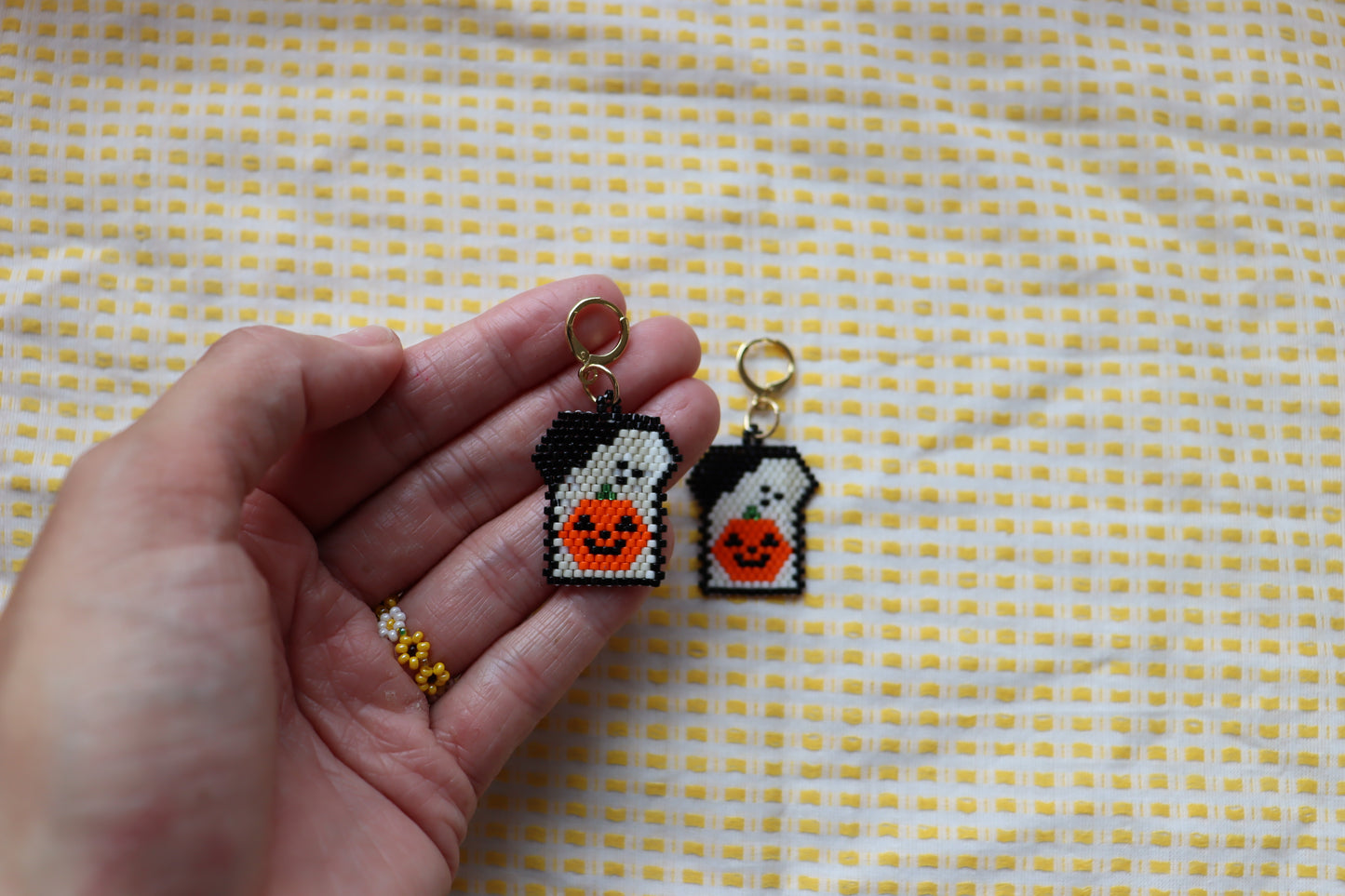Unique Beaded Halloween Earrings