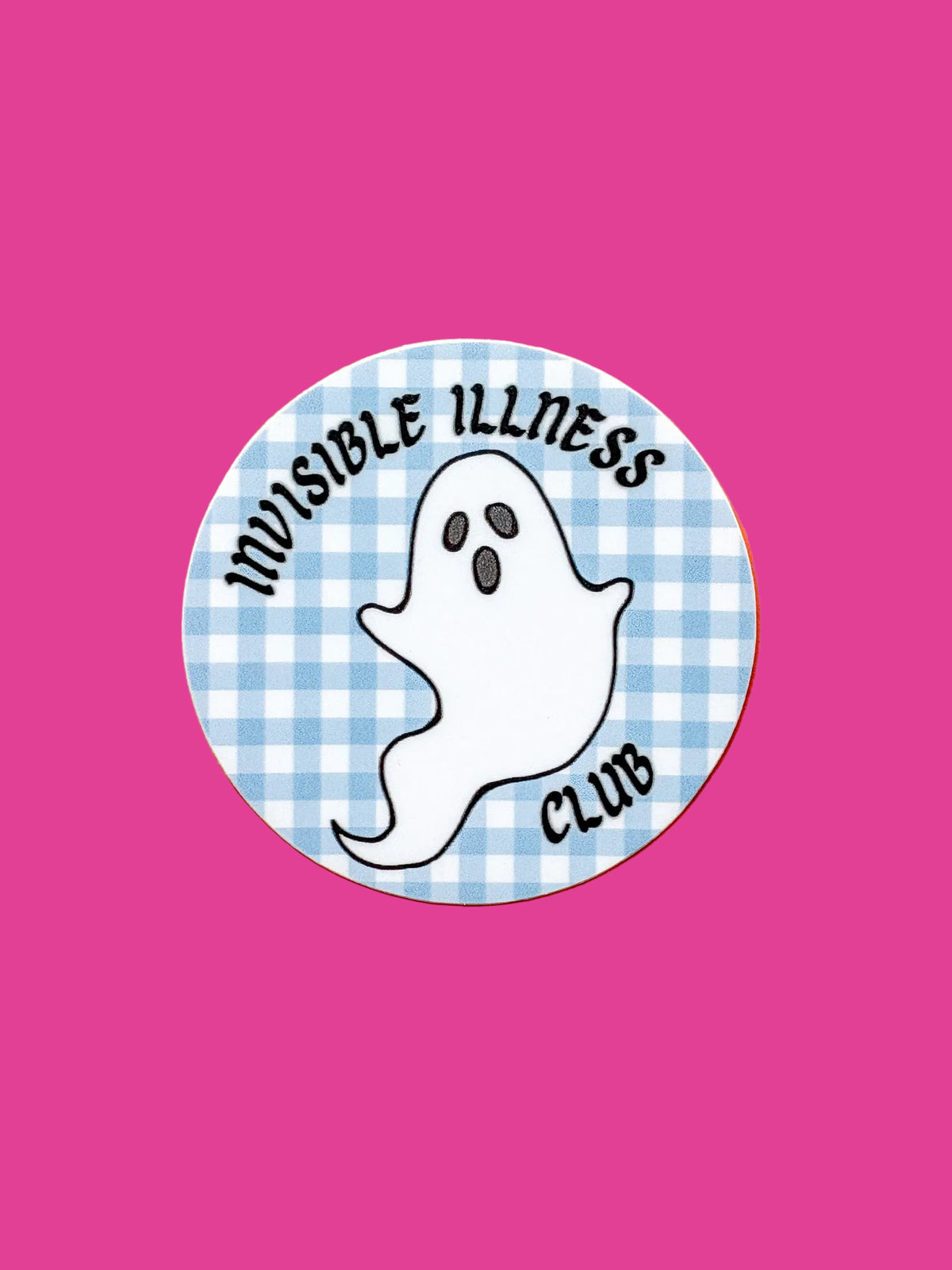 Invisible Illness Club Sticker